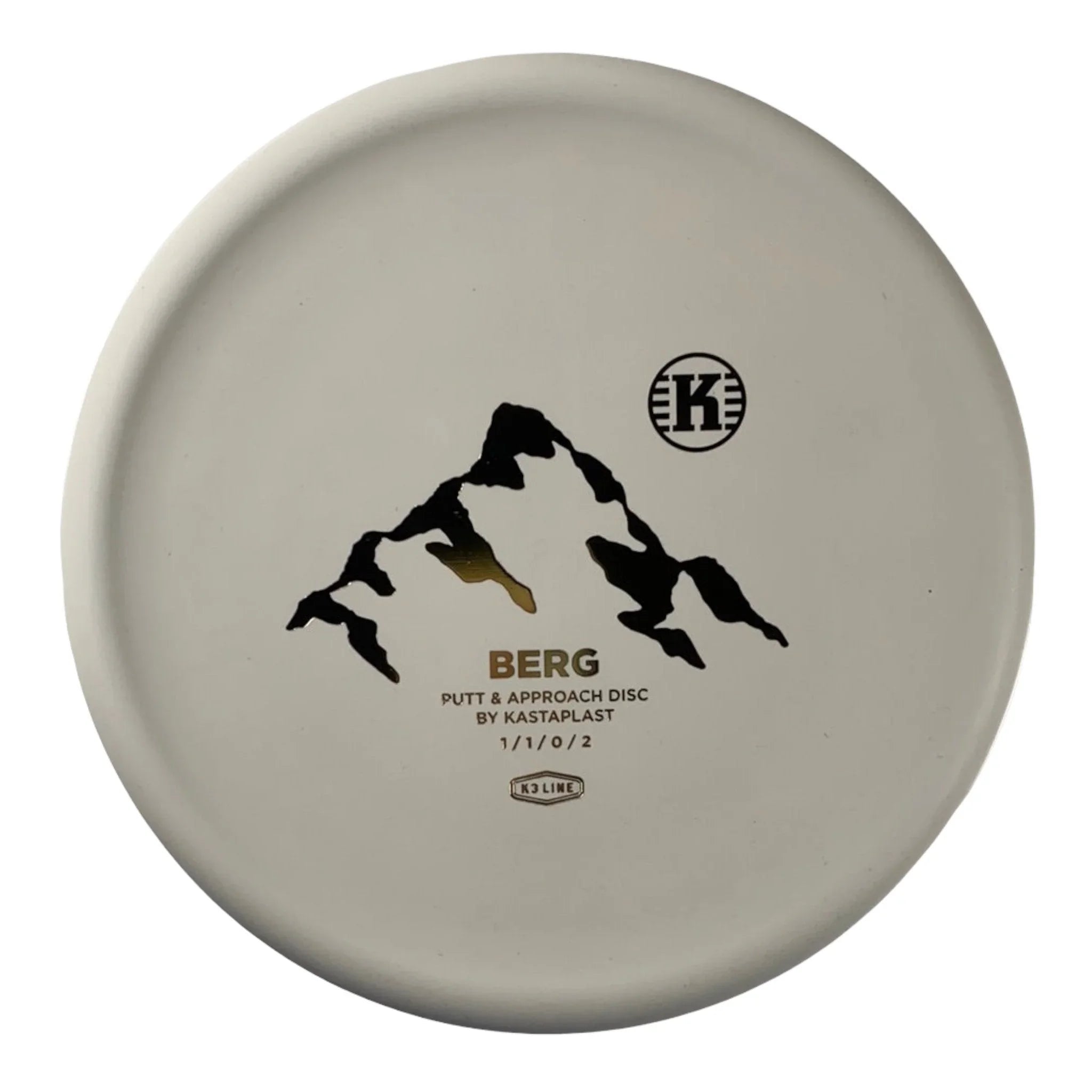 Kastaplast Berg | K3 | White/Gold 171 - 174g Disc Golf