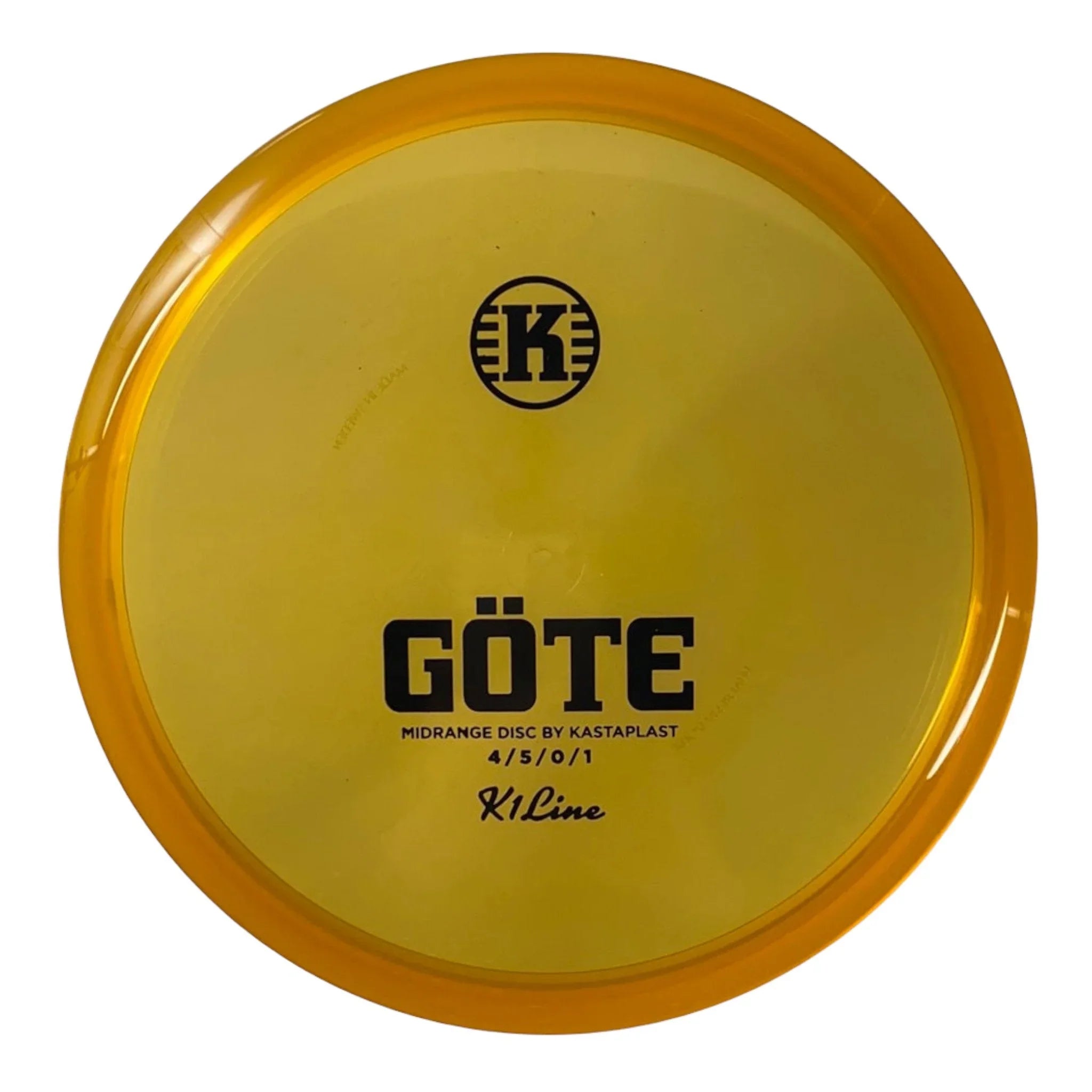 Kastaplast Göte | K1 | Orange/Black 178 - 179g Disc Golf