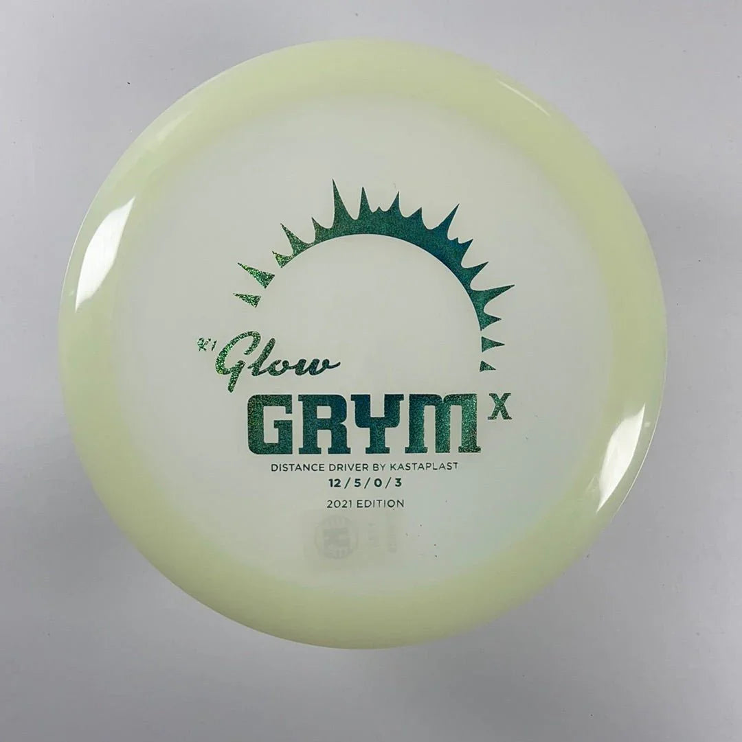 Kastaplast Grym X | K1 Glow | Glow/Blue Holo 173g (2021) Disc Golf