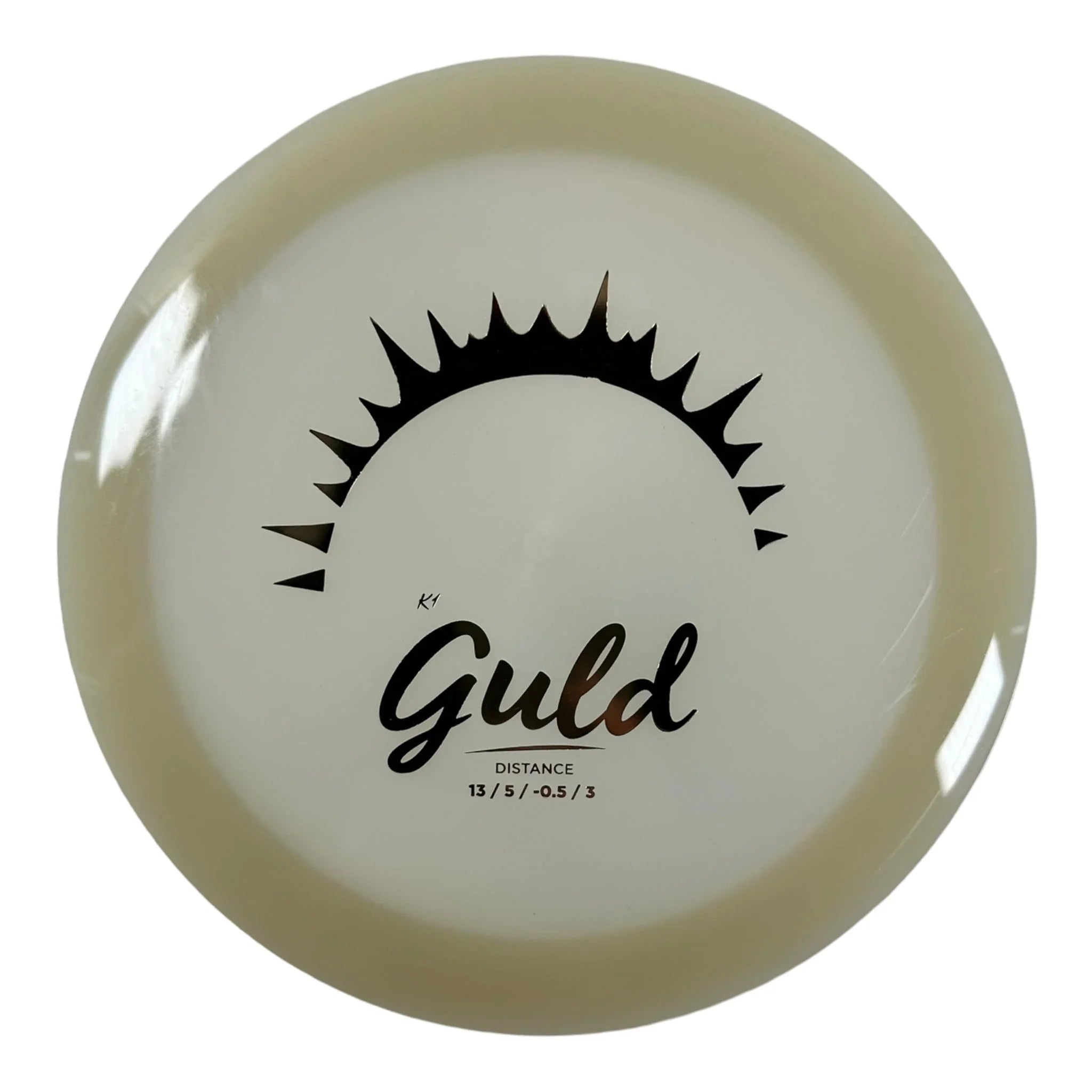 Kastaplast Guld | K1 Glow | Glow/Gold 174 - 175g Disc Golf