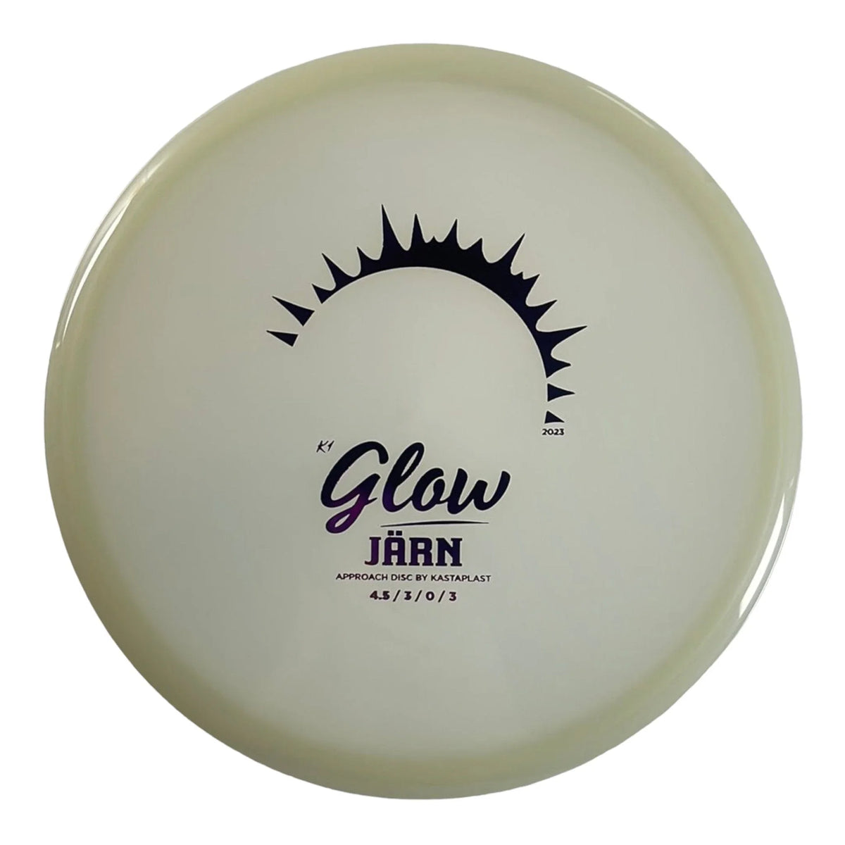 Kastaplast Jarn | K1 Glow | Glow/Pink 172g (2023) Disc Golf