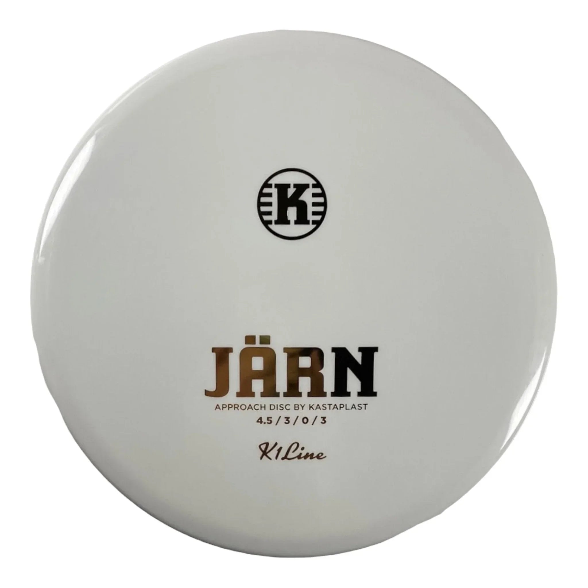 Kastaplast Jarn | K1 | White/Silver 174g Disc Golf