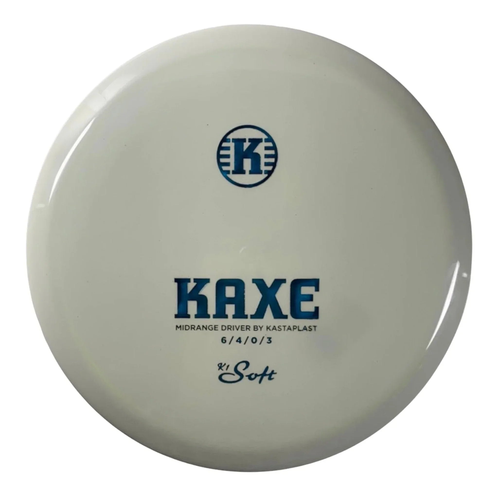 Kastaplast Kaxe | K1 Soft | White/Blue 174g Disc Golf