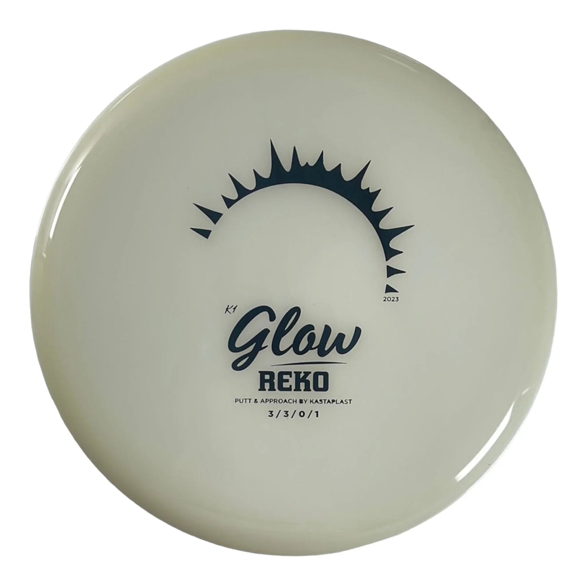 Kastaplast Reko | K1 Glow | Glow/Black 173 - 175g (2023) Disc Golf