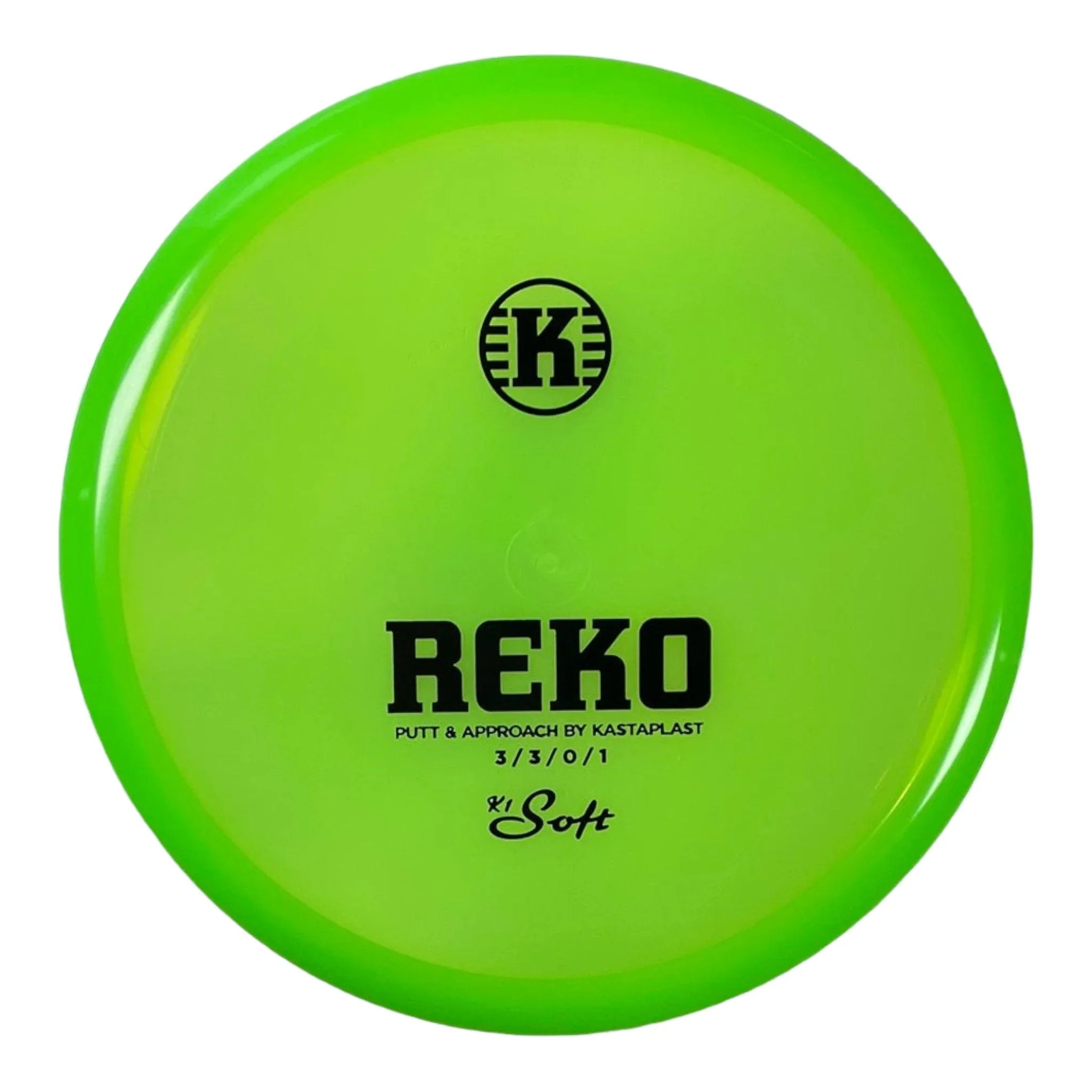 Kastaplast Reko | K1 Soft | Green/Black 172g Disc Golf