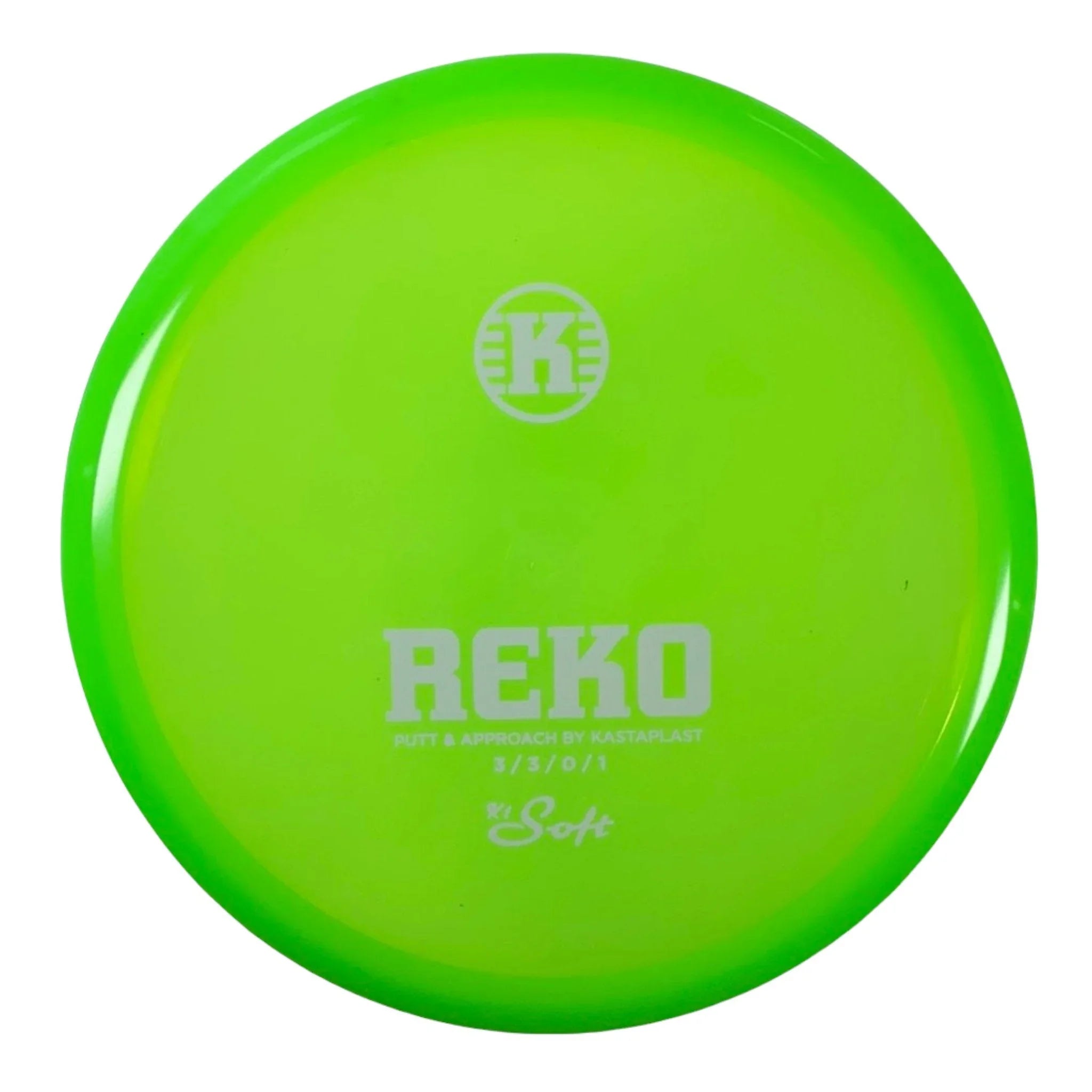 Kastaplast Reko | K1 Soft | Green/White 171 - 172g Disc Golf