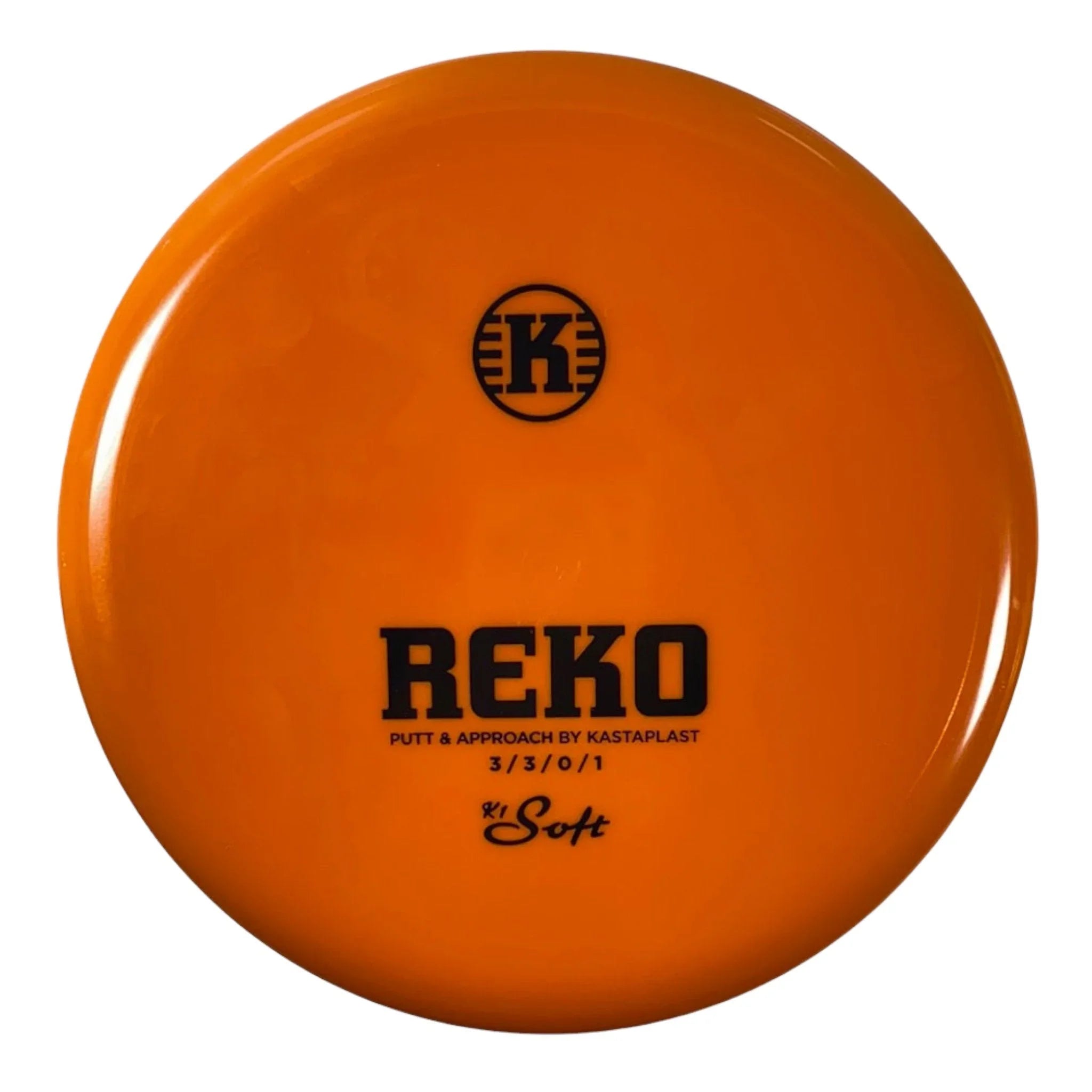 Kastaplast Reko | K1 Soft | Orange/Black 173 - 174g Disc Golf