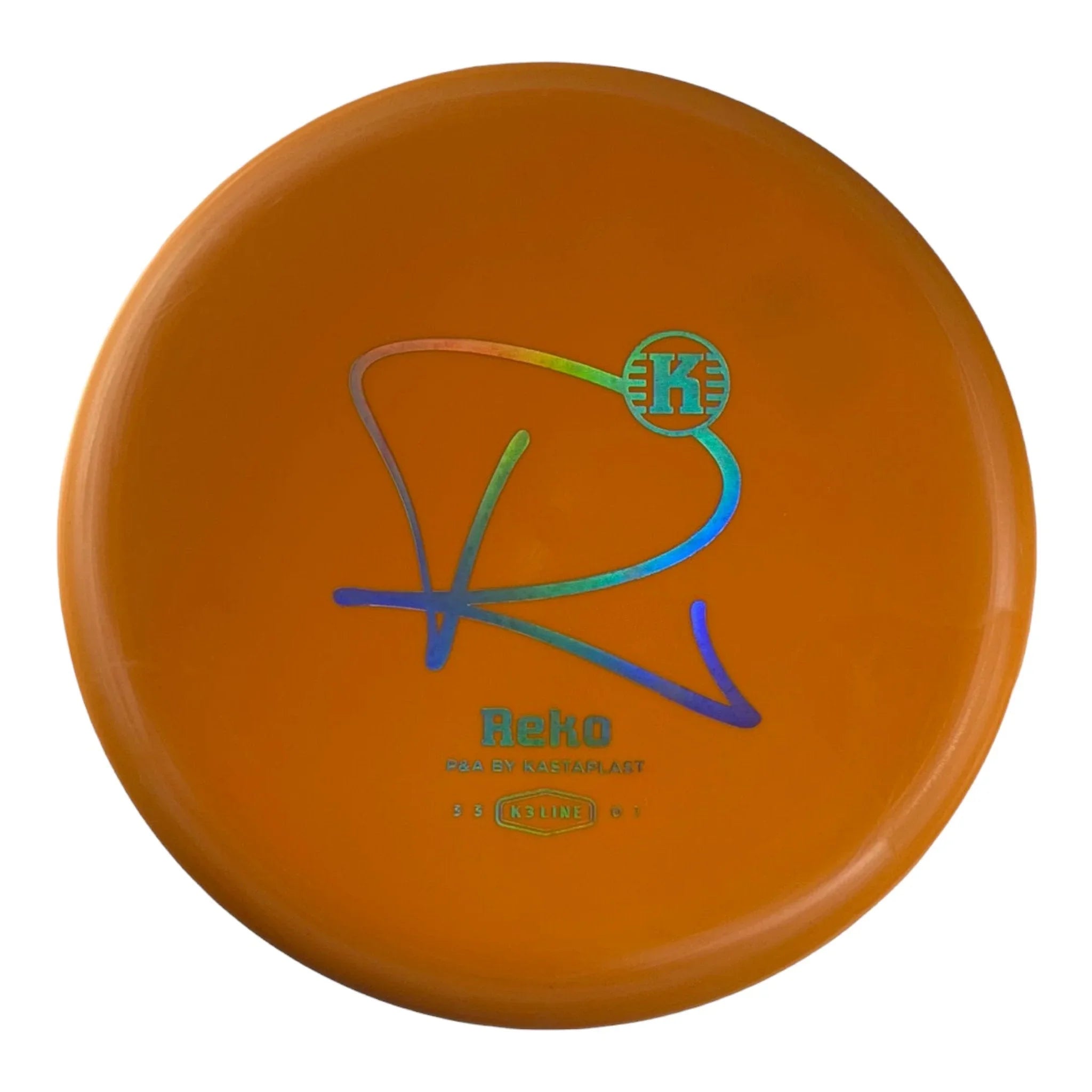 Kastaplast Reko | K3 | Orange/Holo 173 - 174g Disc Golf