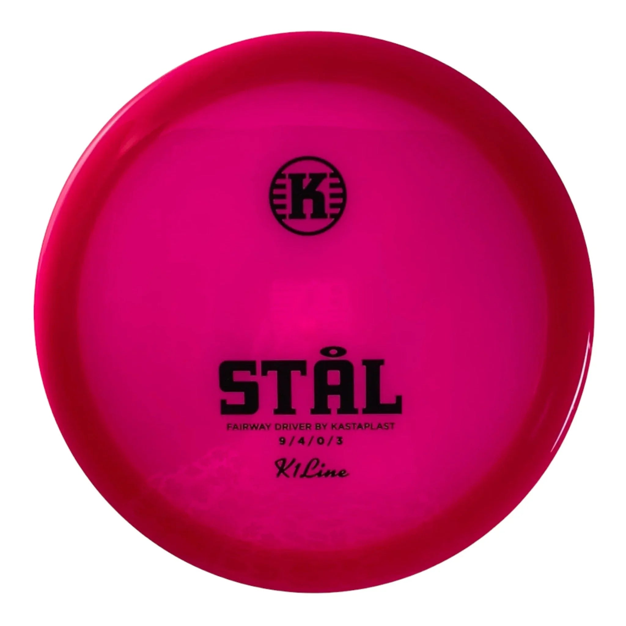 Kastaplast Stål | K1 | Pink/Black 170g Disc Golf