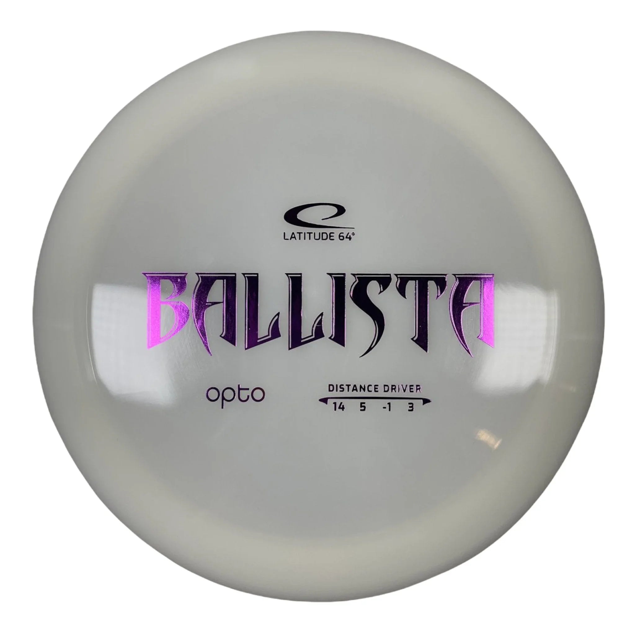 Latitude 64 Ballista | Opto | White/Purple 169 - 171g Disc Golf