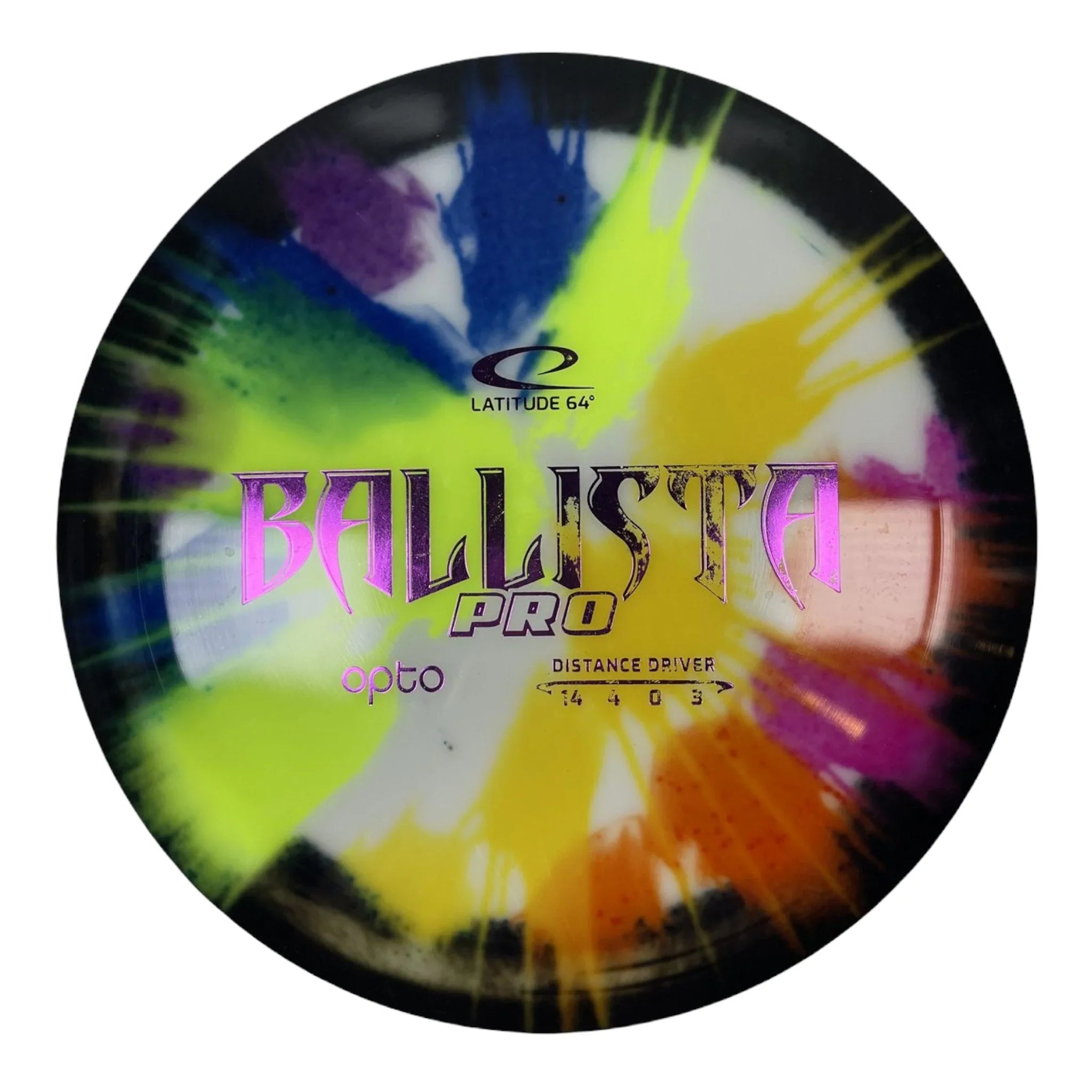 Latitude 64 Ballista Pro | Opto | Black/Tiedye Disc Golf