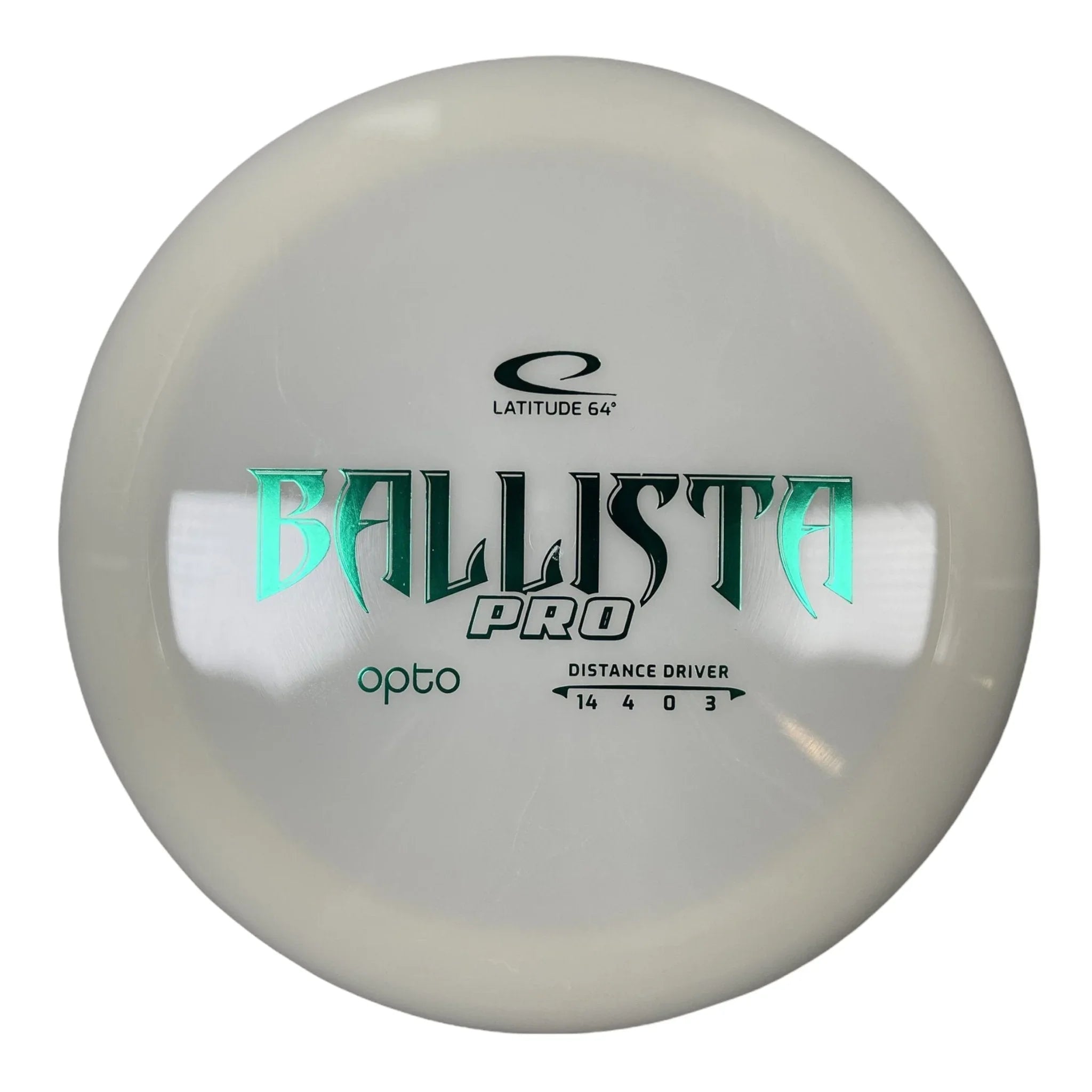 Latitude 64 Ballista Pro | Opto | White/Black 167 - 168g Disc Golf