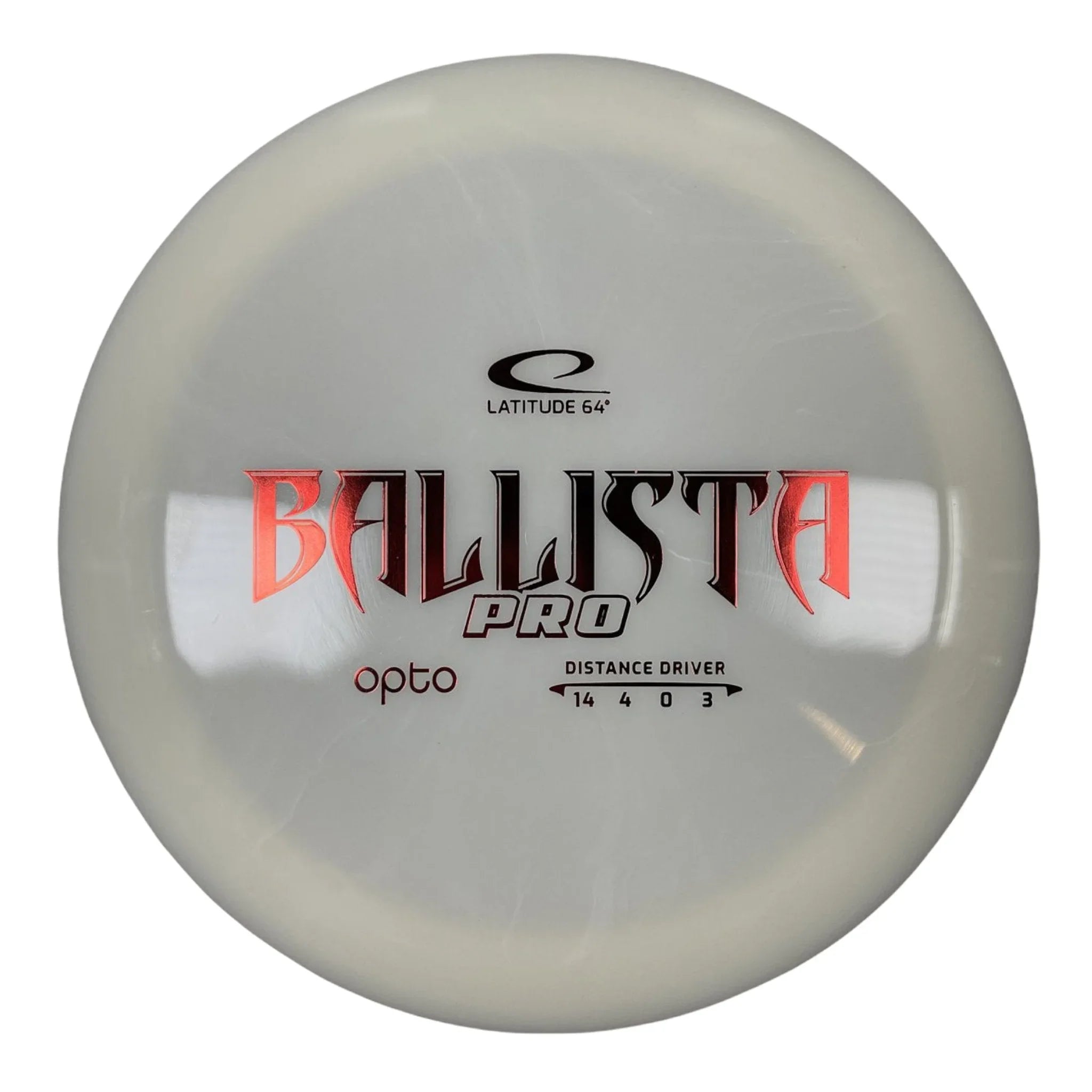 Latitude 64 Ballista Pro | Opto | White/Red 168 - 169g Disc Golf