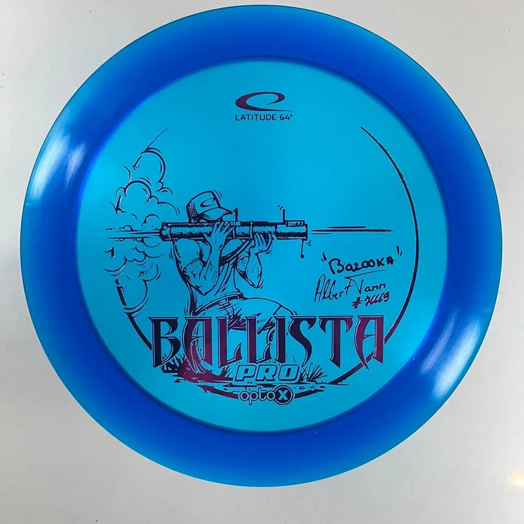Latitude 64 Ballista Pro | Opto - X | Blue/Pink 174g (Albert Tamm) Disc Golf