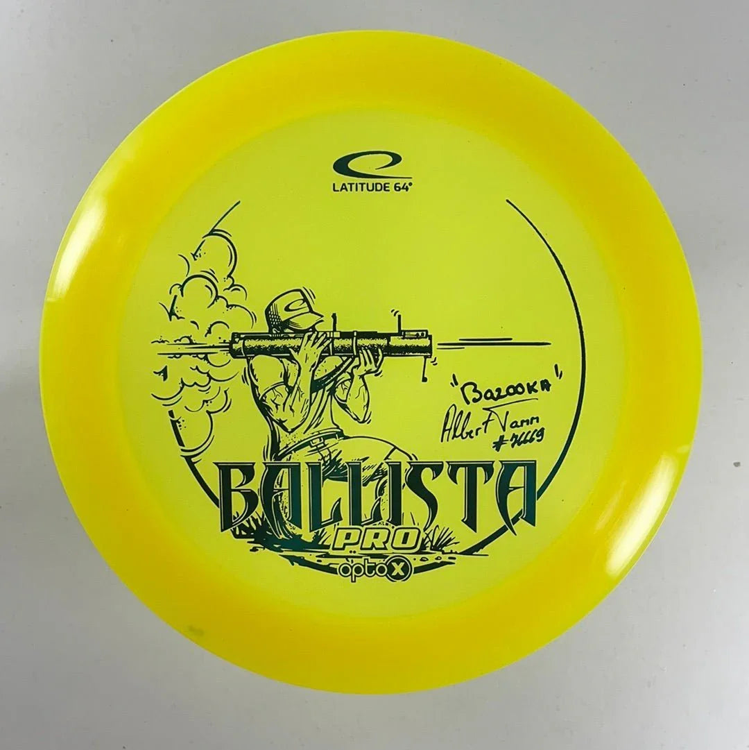 Latitude 64 Ballista Pro | Opto - X | Yellow/Blue 174g (Albert Tamm) Disc Golf