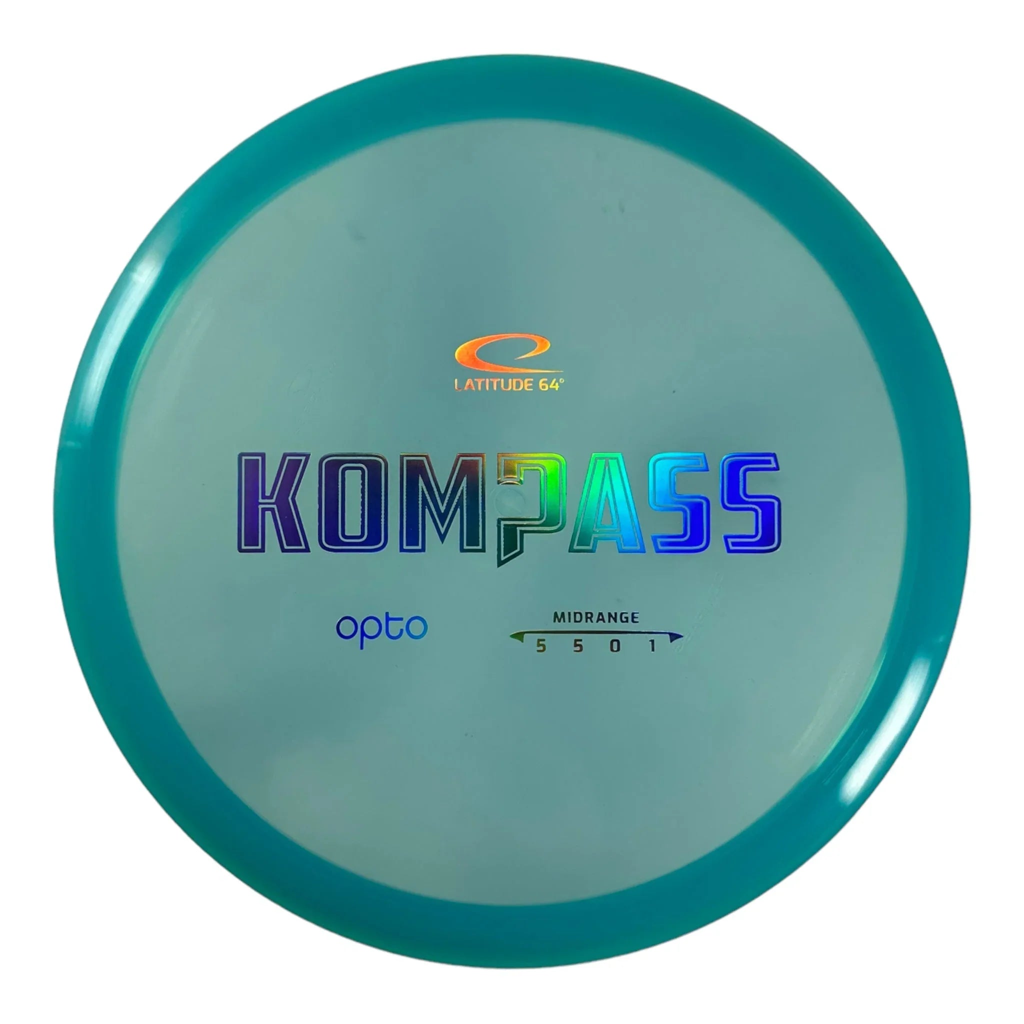Latitude 64 Compass | Opto | Blue/Holo 176g (Swedish Stamp) Disc Golf