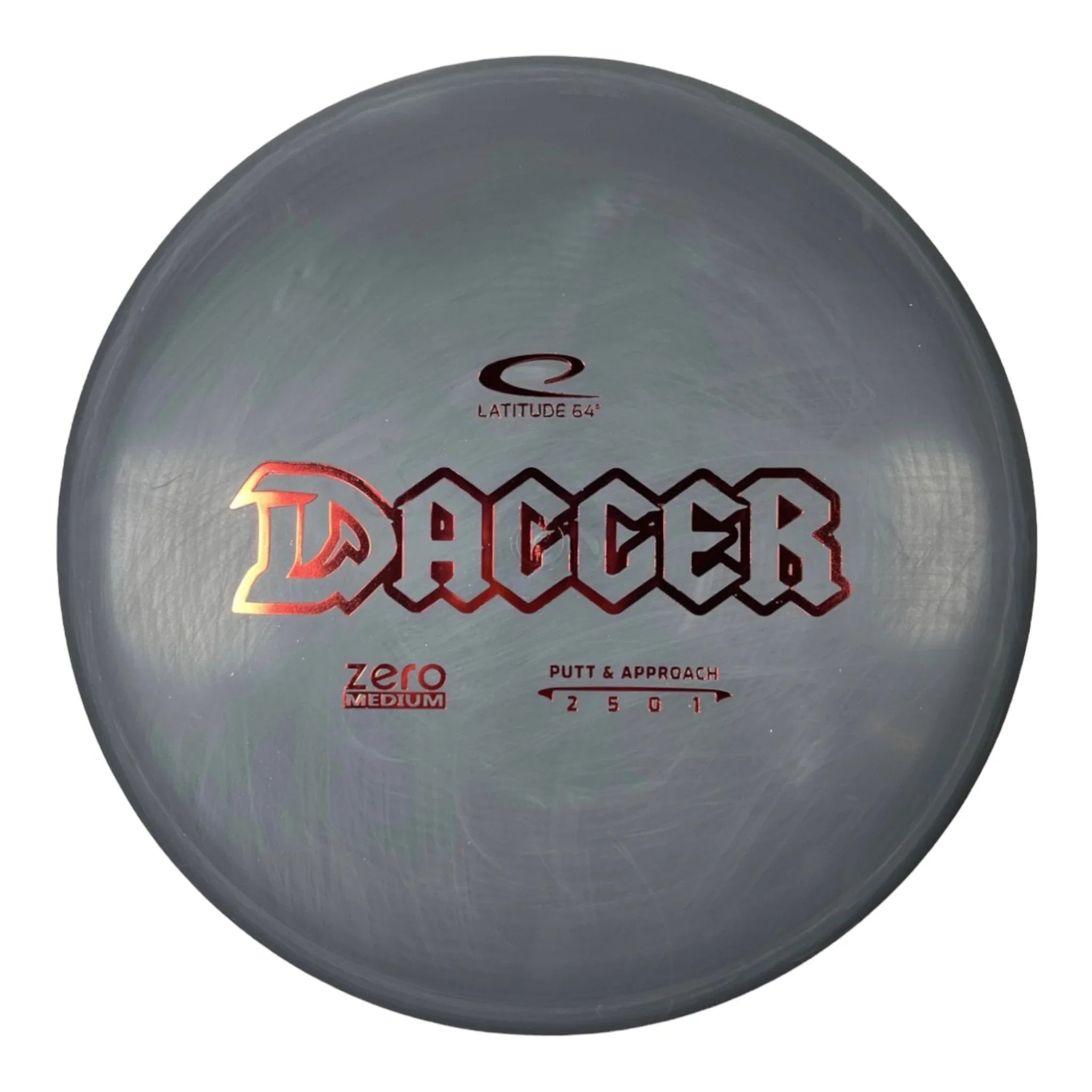 Latitude 64 Dagger | Zero Medium | Grey/Red 173g Disc Golf
