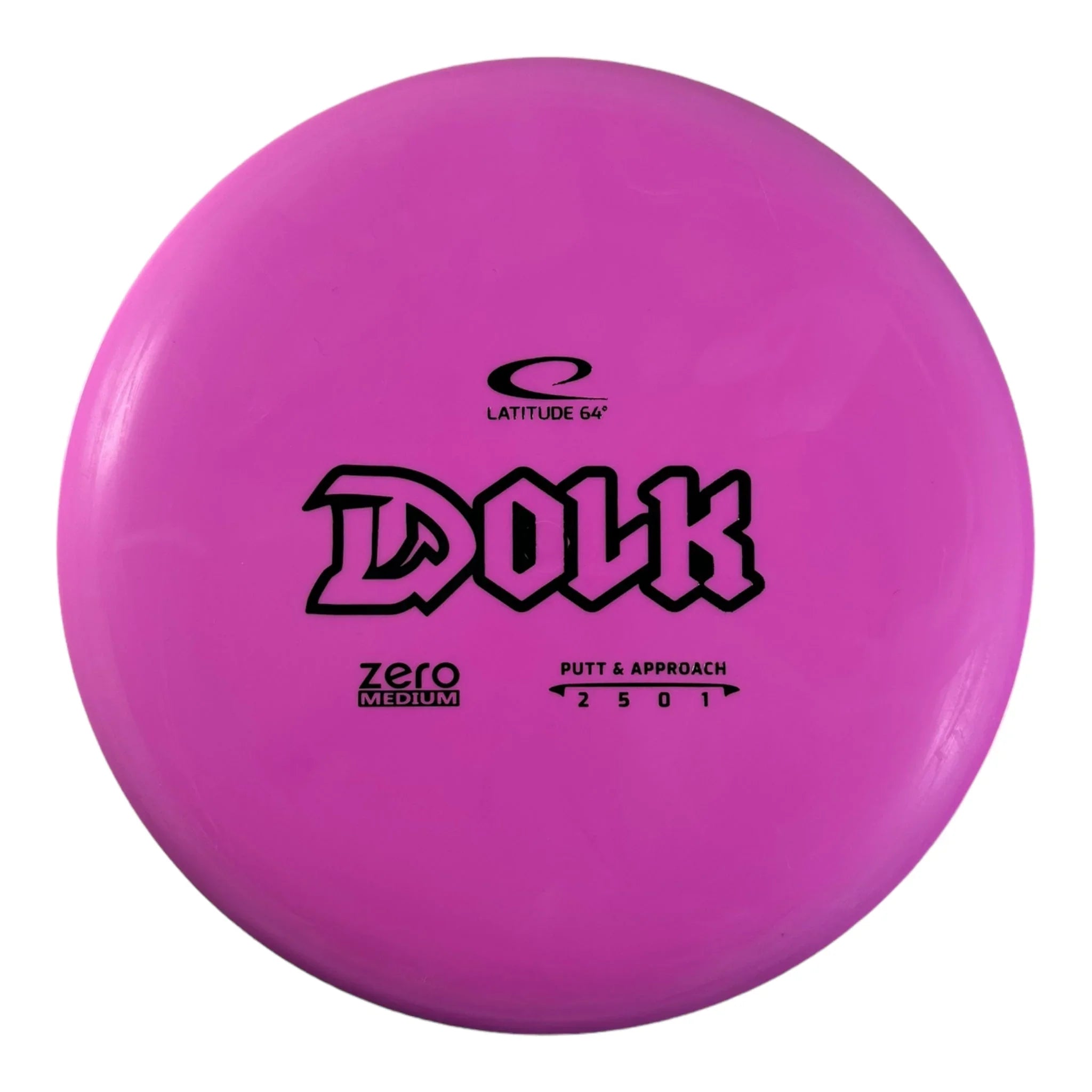 Latitude 64 Dagger | Zero Medium | Pink/Green 173 - 175g (Swedish Stamp) Disc Golf