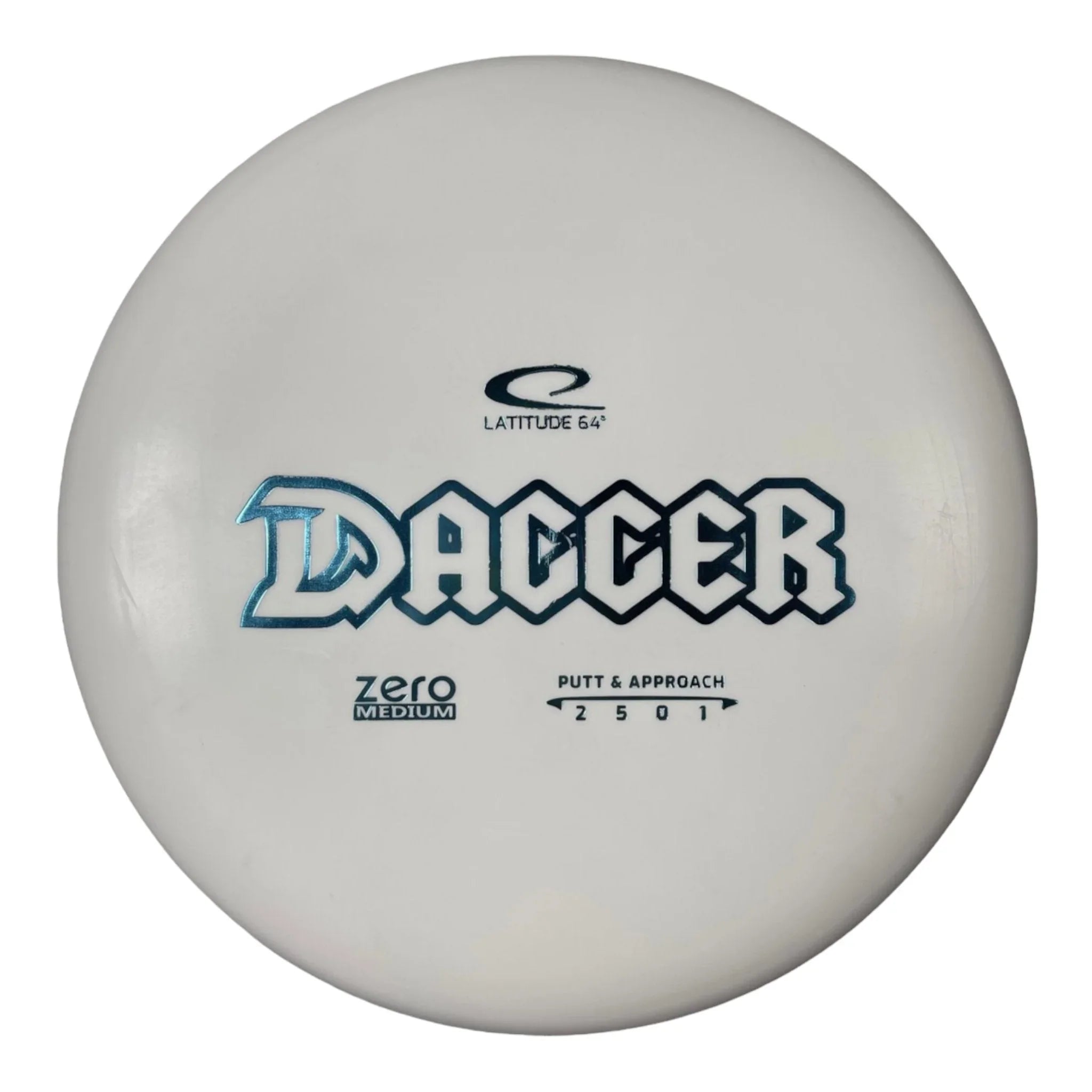 Latitude 64 Dagger | Zero Medium | White/Blue 173g Disc Golf