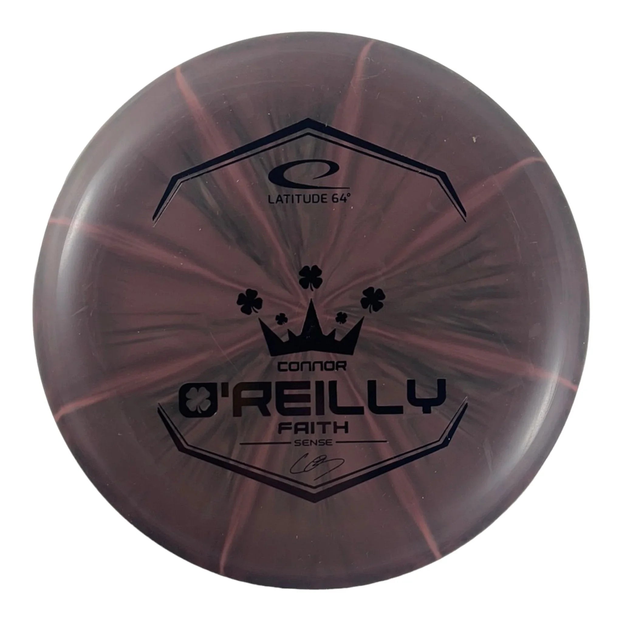 Latitude 64 Faith | Royal Sense Burst | Black/Black 173g Disc Golf