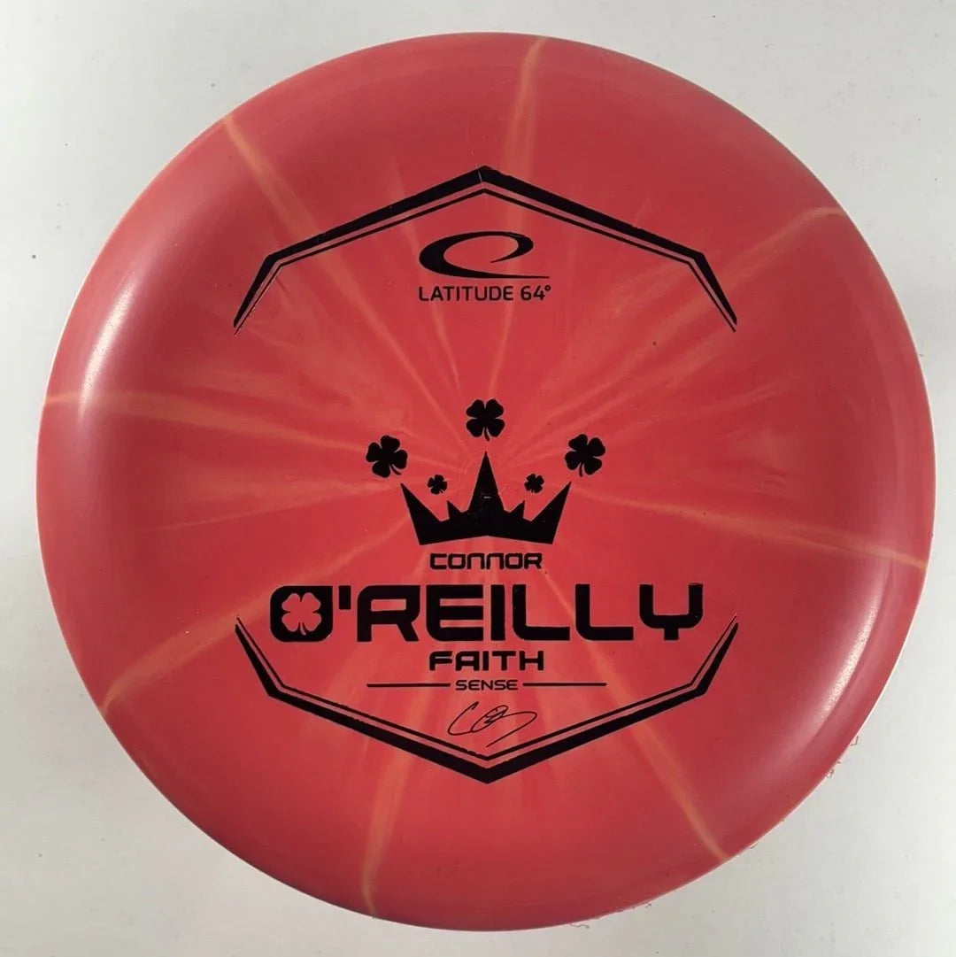 Latitude 64 Faith | Royal Sense Burst | Red/Black 174g Disc Golf