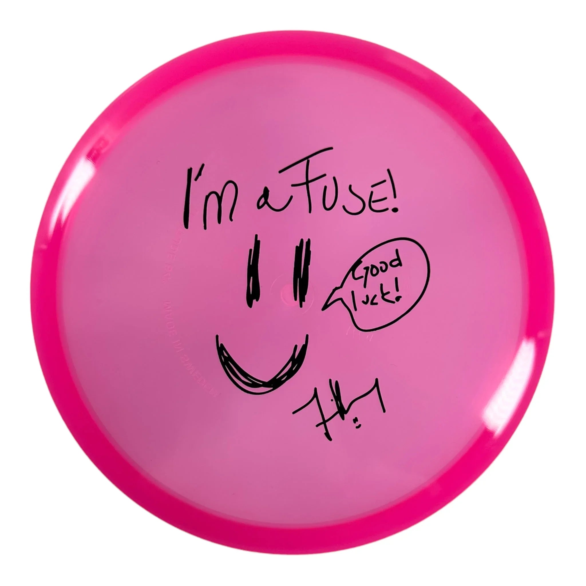 Latitude 64 Fuse | Opto | Pink/Black 177g (Jonathan Fastborg) Disc Golf