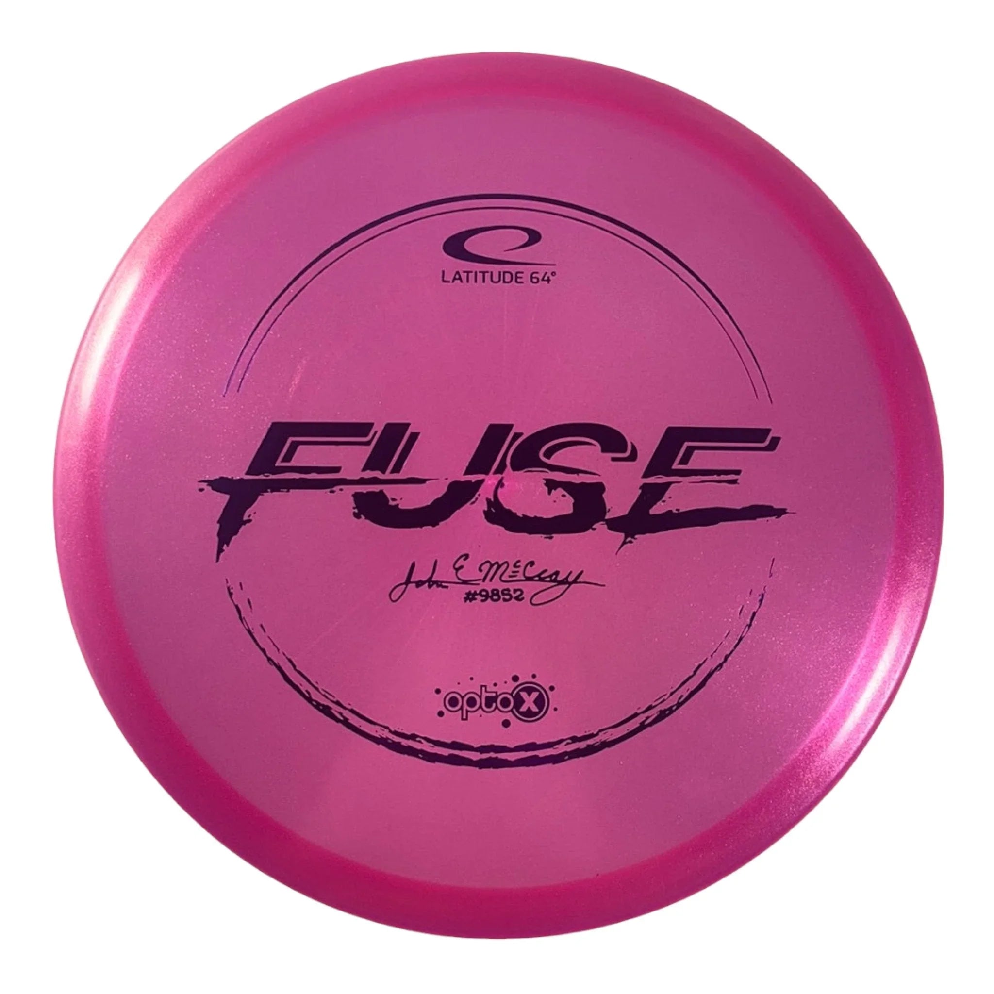 Latitude 64 Fuse | Opto - X Glimmer | Pink/Purple 178 - 180g (JohnE McCray 2022) Disc Golf