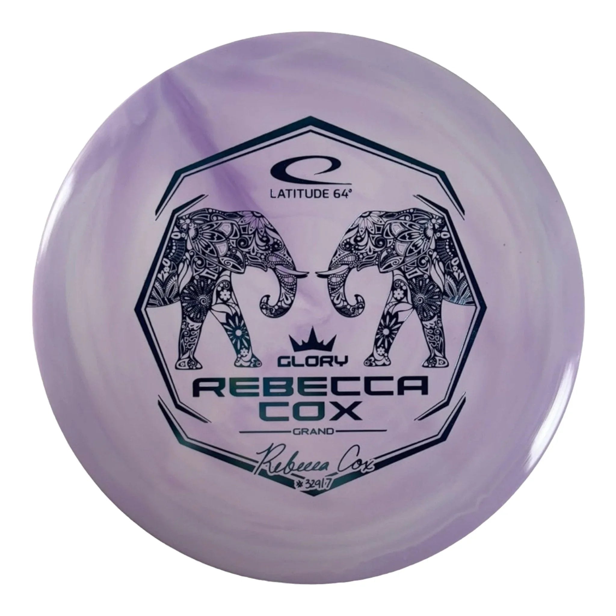 Latitude 64 Glory | Royal Grand | Purple/Blue 173 - 175g (Rebecca Cox) Disc Golf