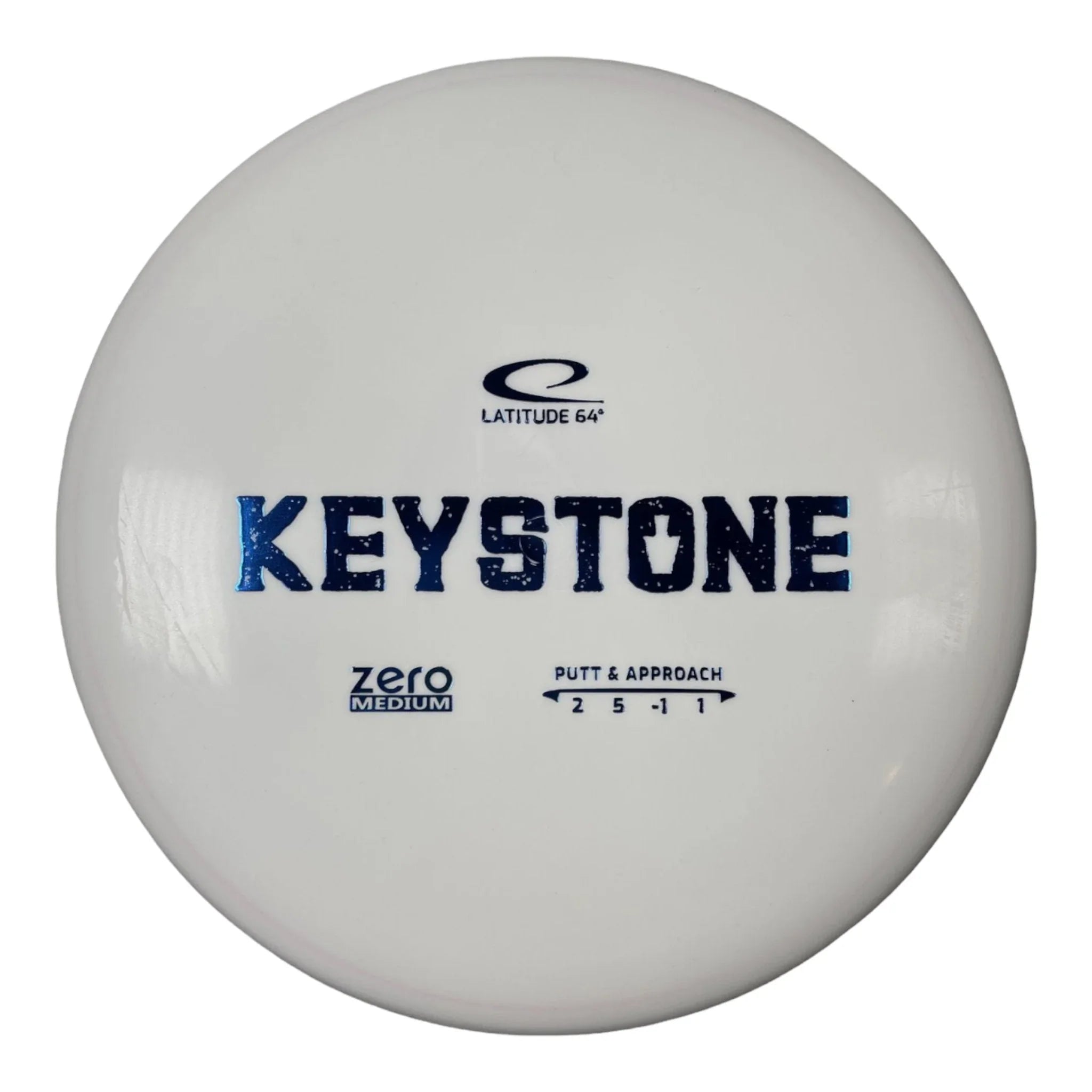 Latitude 64 Keystone | Zero Medium | White/Blue 173 - 175g Disc Golf