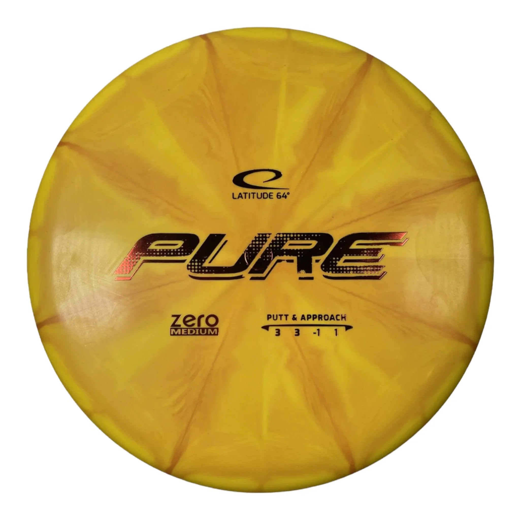 Latitude 64 Pure | Zero Medium Burst | Gold/Red 173g Disc Golf