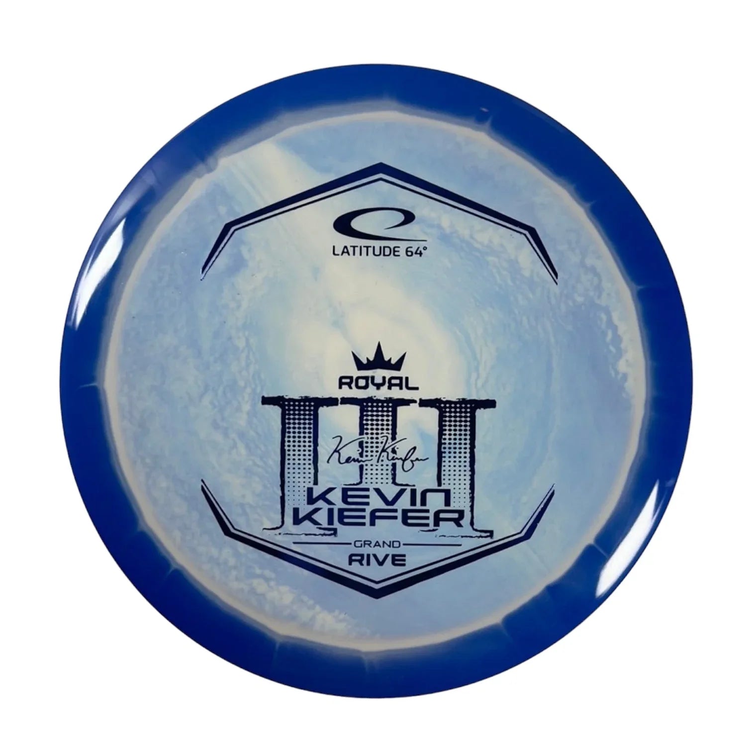 Latitude 64 Rive | Royal Grand Orbit | Blue/Blue 173 - 174g (Kevin Kiefer) Disc Golf