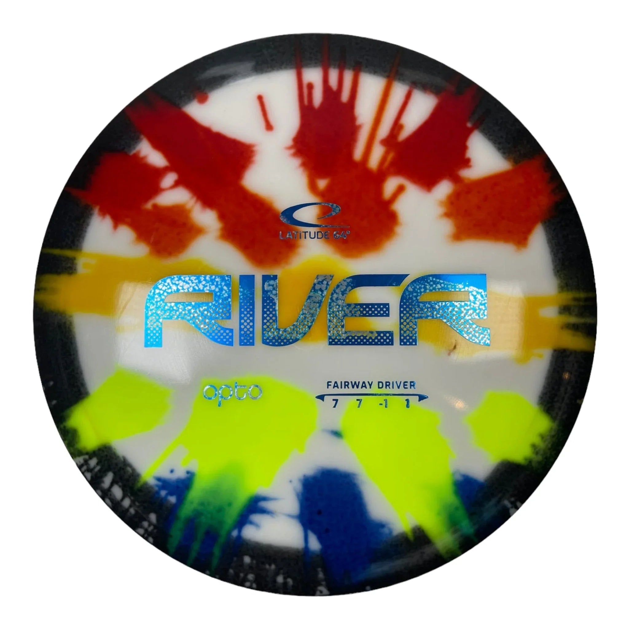 Latitude 64 River | Opto | Black/Tiedye Disc Golf