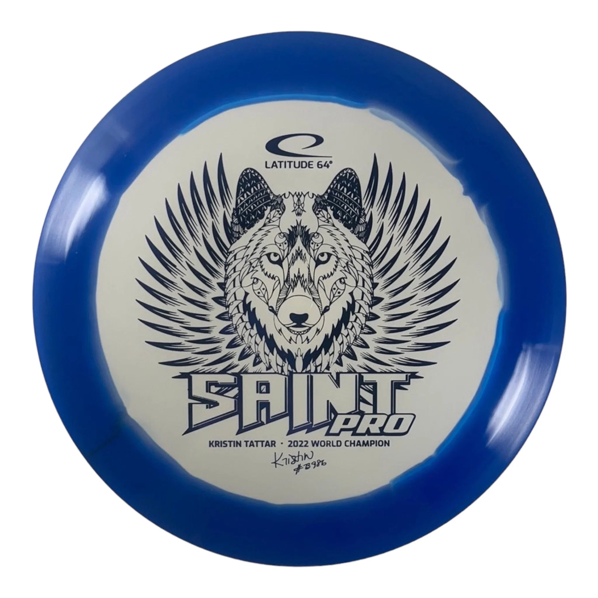 Latitude 64 Saint Pro | Gold Orbit | Blue/Blue 170 - 171g (Kristin Tattar) Disc Golf