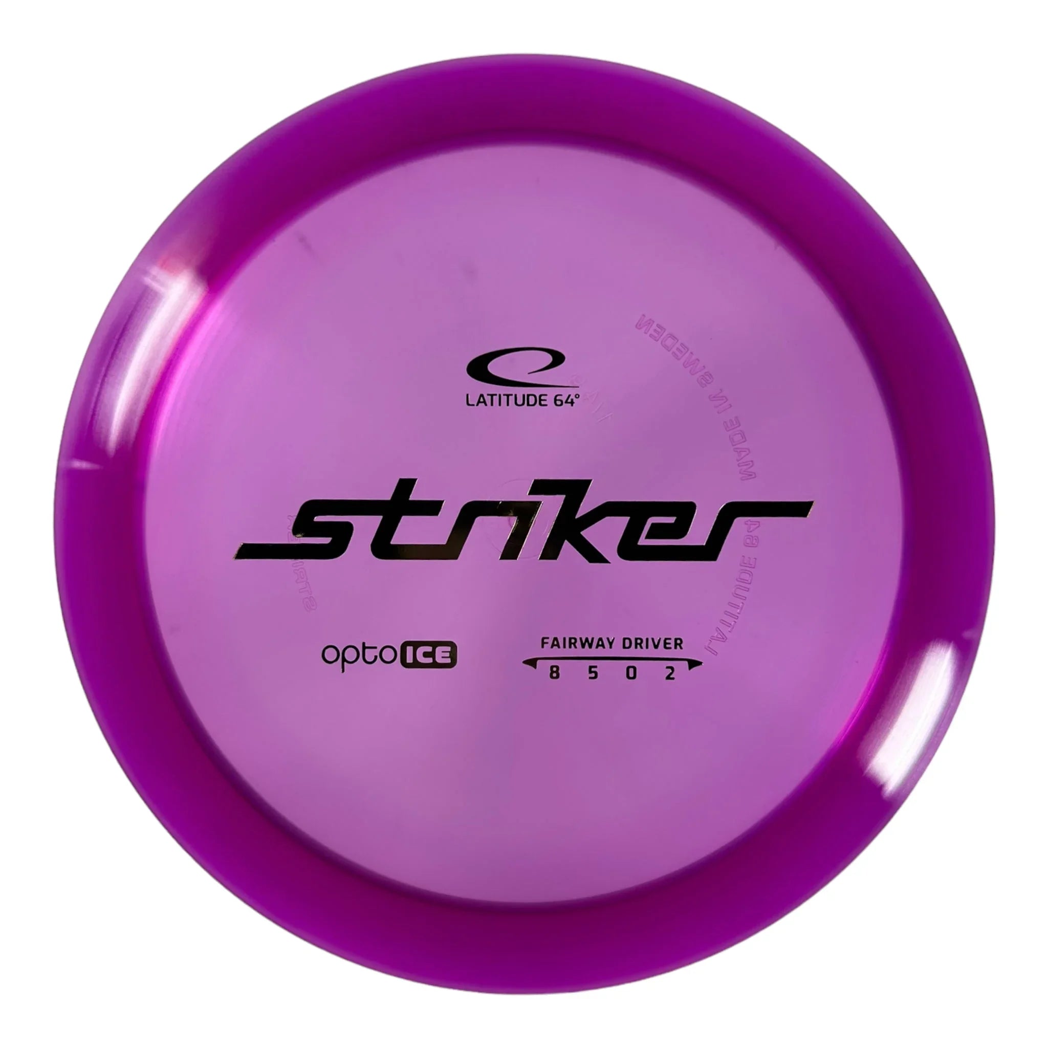 Latitude 64 Striker | Opto - Ice | Purple/Gold 174g Disc Golf