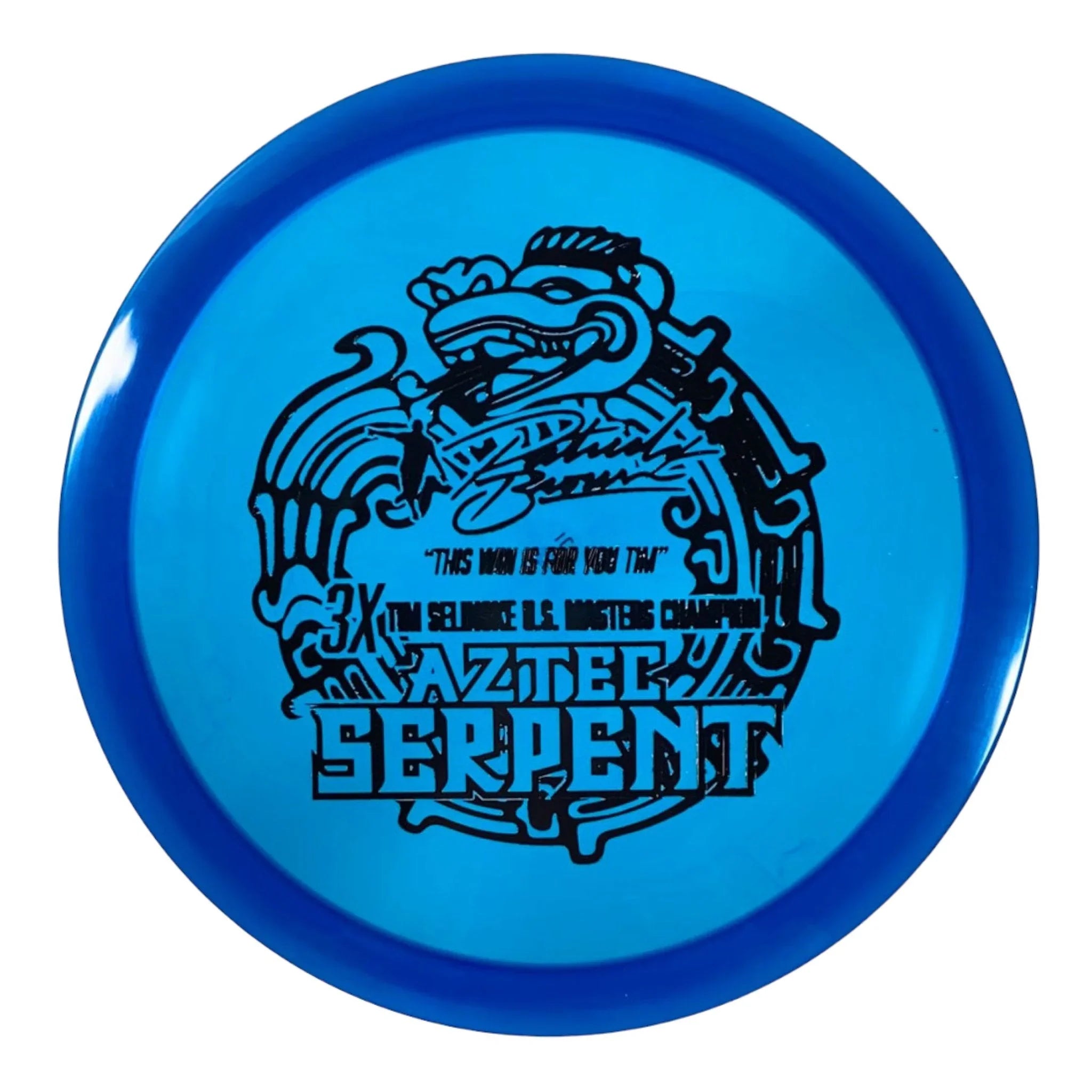 Legacy Discs Badger - Aztec Serpent | Crystal Clear | Blue/Black 171g Disc Golf