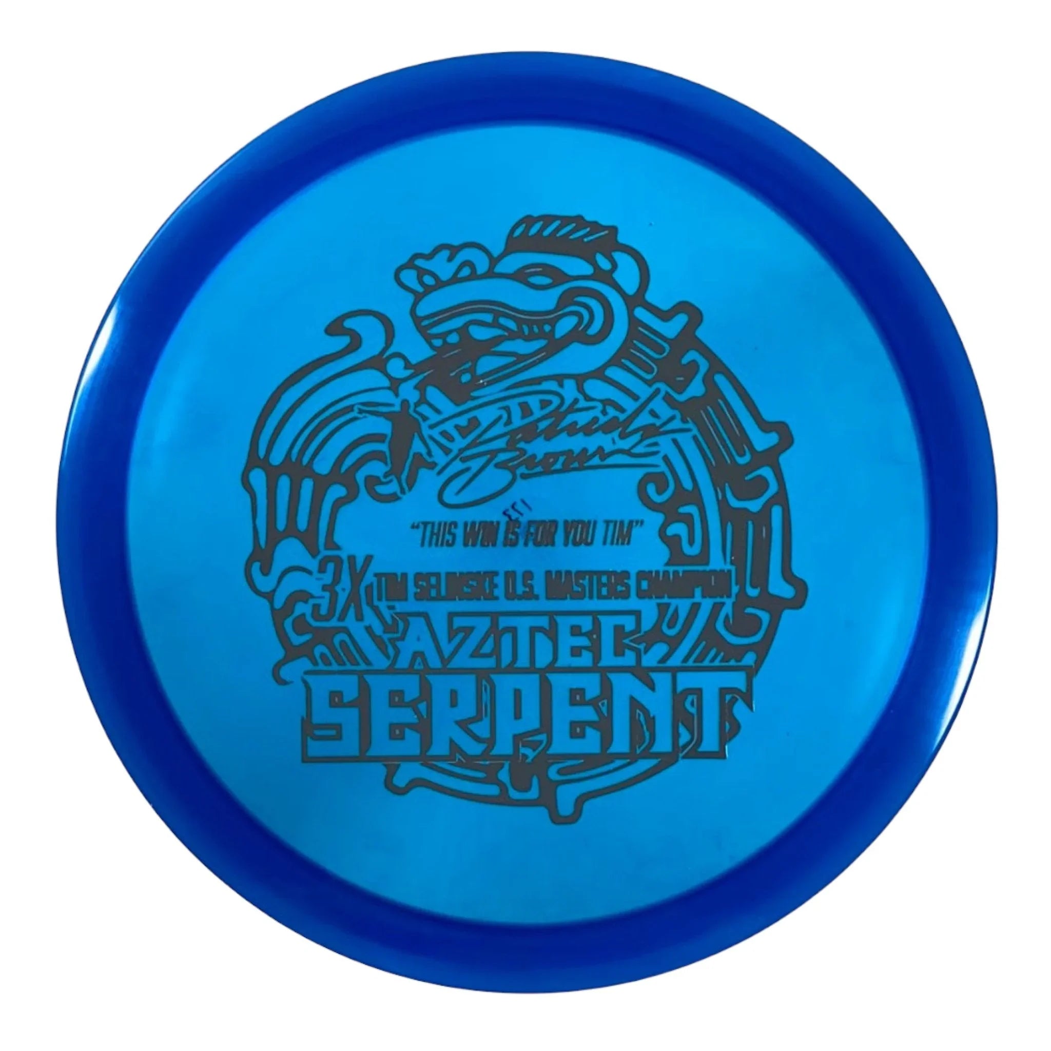 Legacy Discs Badger - Aztec Serpent | Crystal Clear | Blue/Grey 171 - 173g Disc Golf