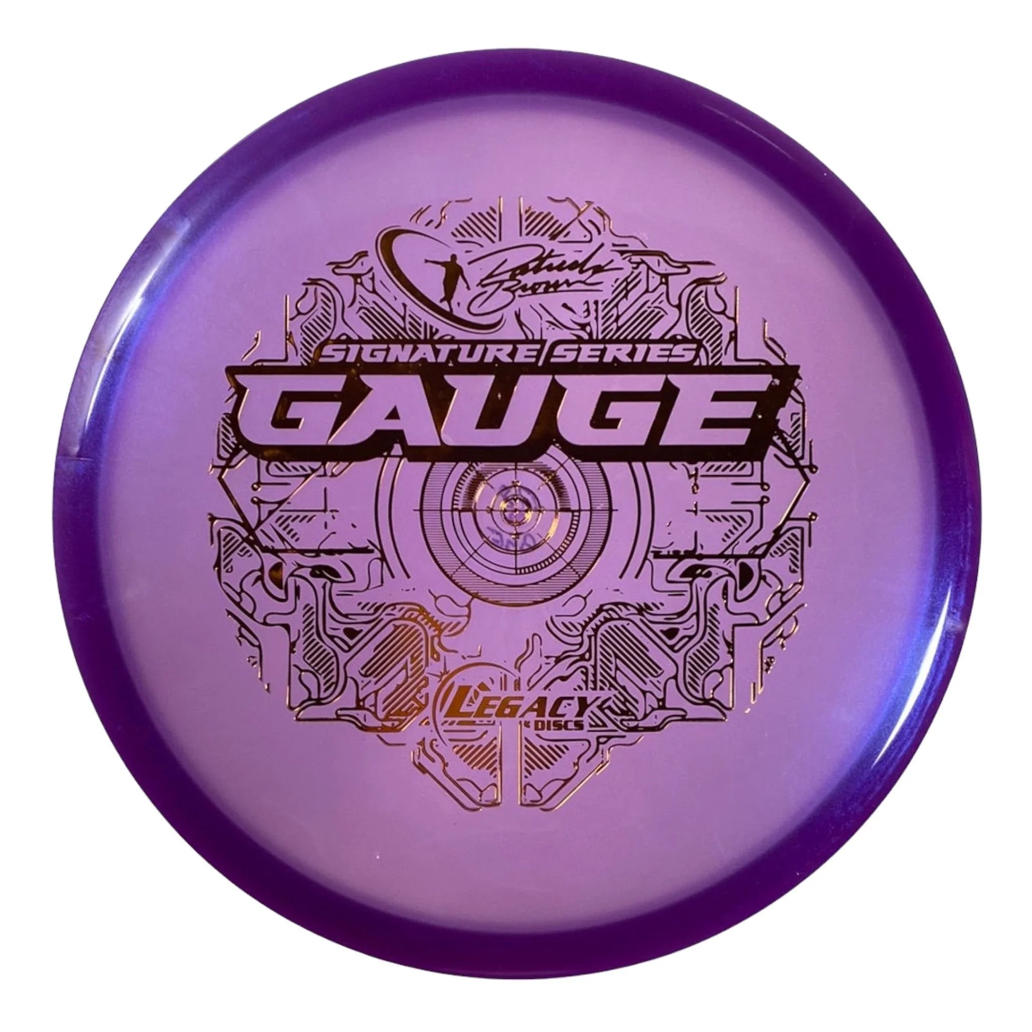 Legacy Discs Gauge | Honey Bee | Purple/Bronze 177 - 178g Disc Golf
