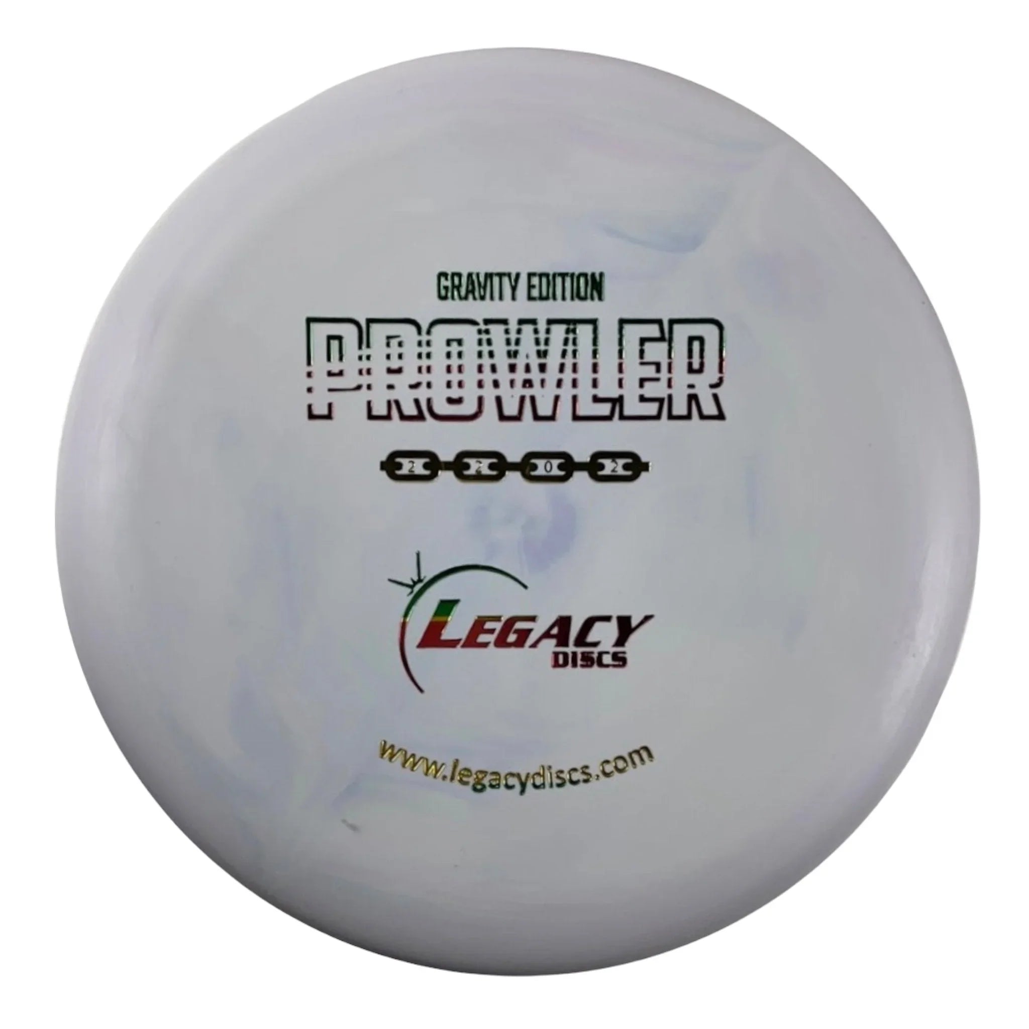 Legacy Discs Prowler | Gravity | White/Rasta 175g Disc Golf