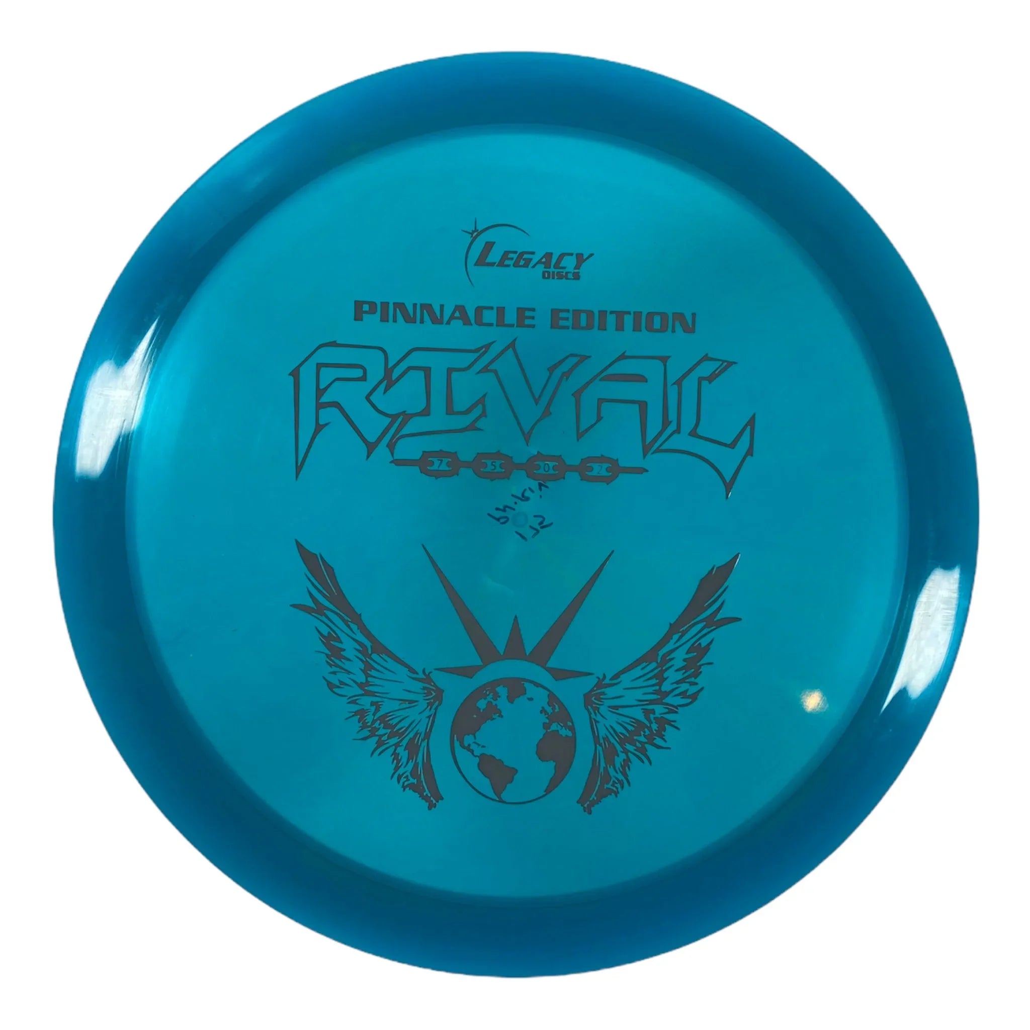 Legacy Discs Rival | Pinnacle | Blue/Grey 175g Disc Golf