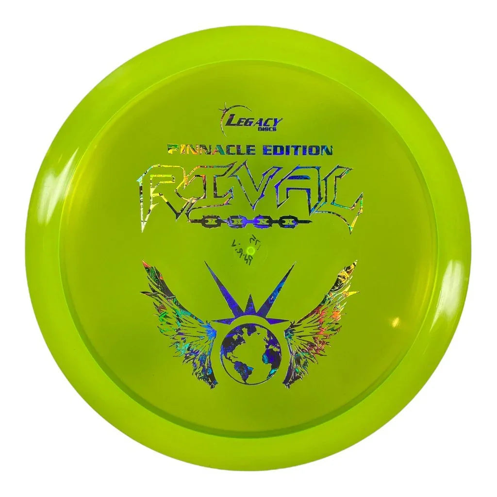 Legacy Discs Rival | Pinnacle | Yellow/Holo 175g Disc Golf