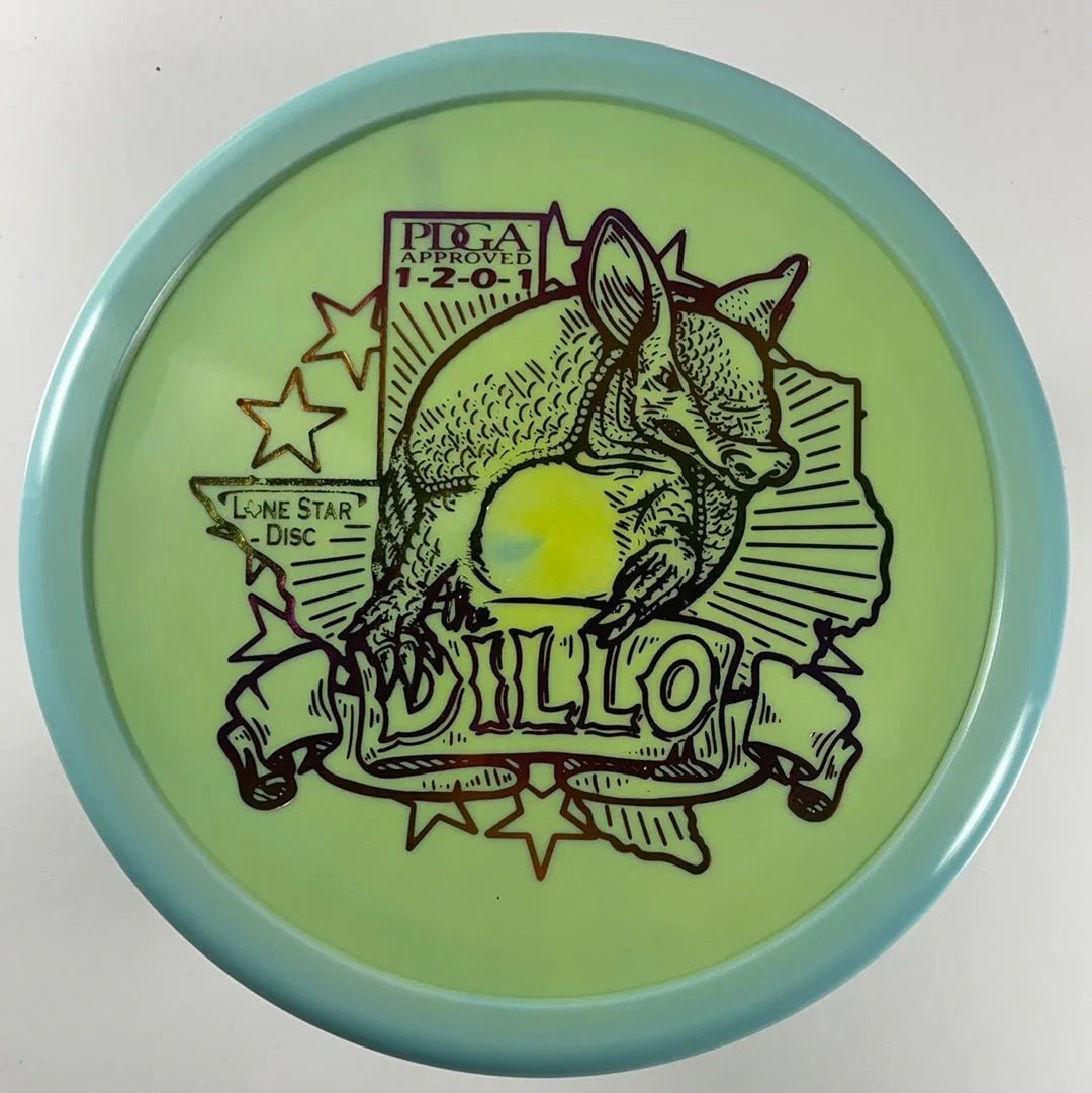 Lone Star Disc Armadillo | Alpha | Green/Pink 173g Disc Golf