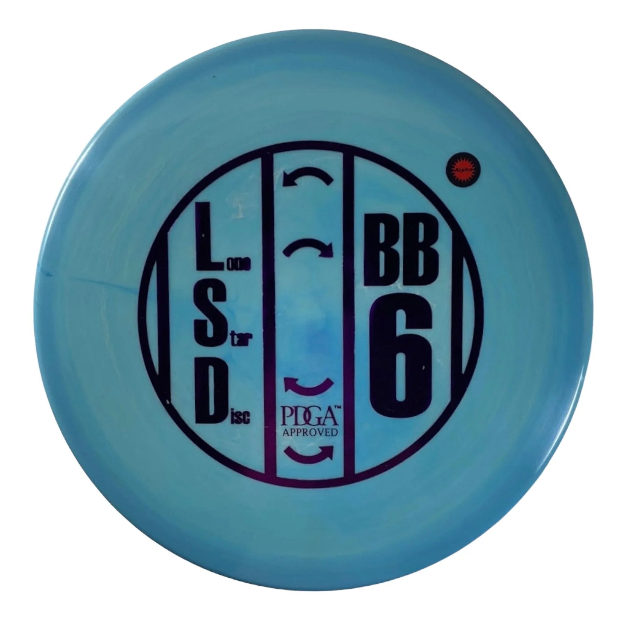 Lone Star Disc BB6 | Alpha | Blue/Purple 174g Disc Golf