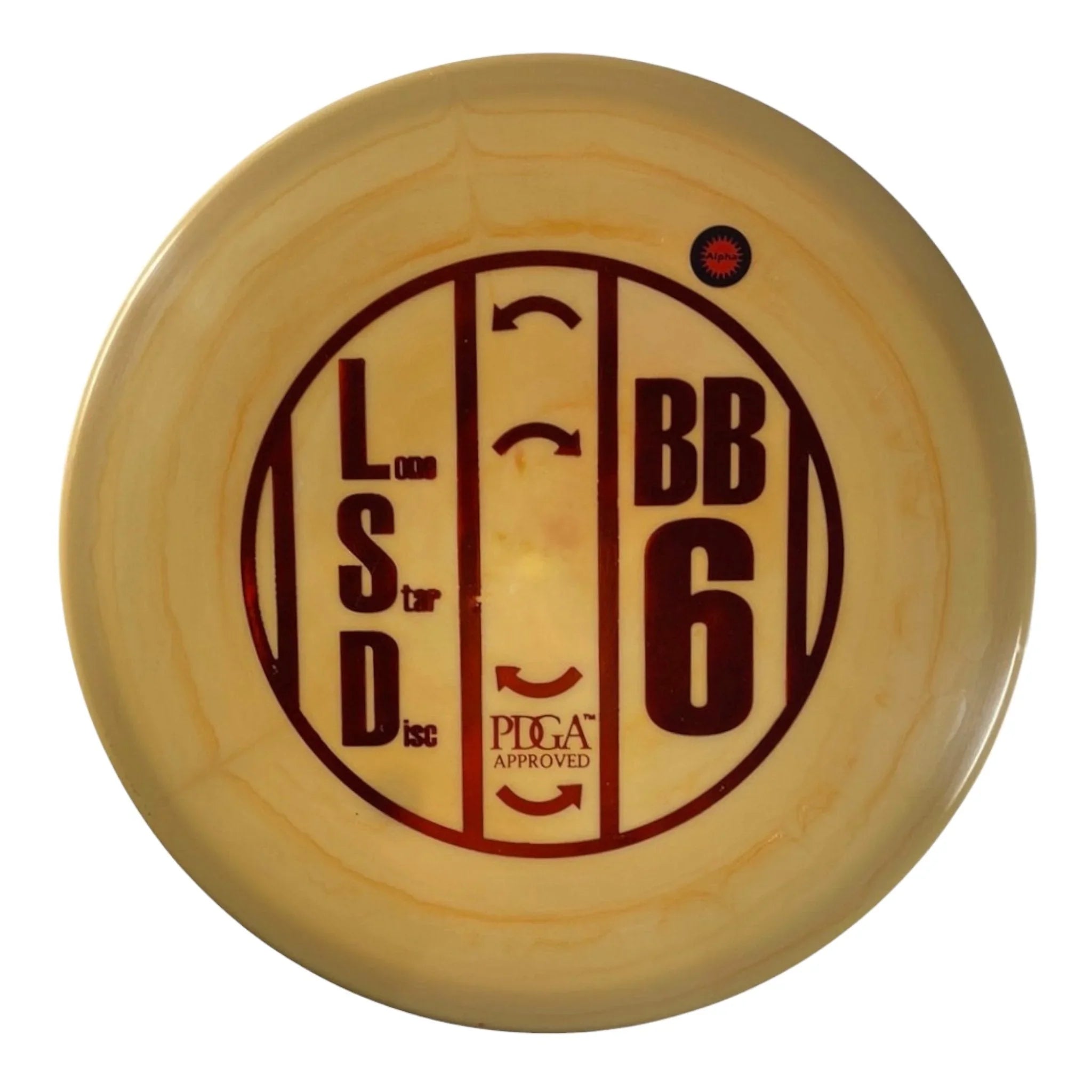 Lone Star Disc BB6 | Alpha | Orange/Red 171g Disc Golf