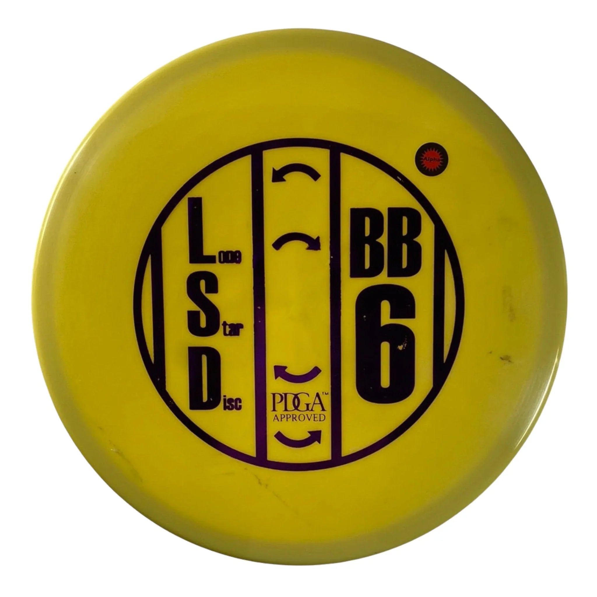 Lone Star Disc BB6 | Alpha | Yellow/Purple 173g Disc Golf