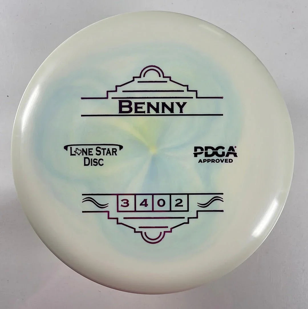 Lone Star Disc Benny | Bravo | White/Pink 173g Disc Golf