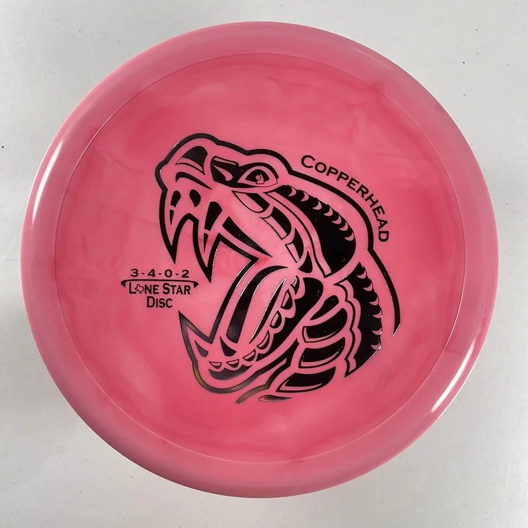 Lone Star Disc Copperhead | Bravo | Pink/Silver 177g Disc Golf