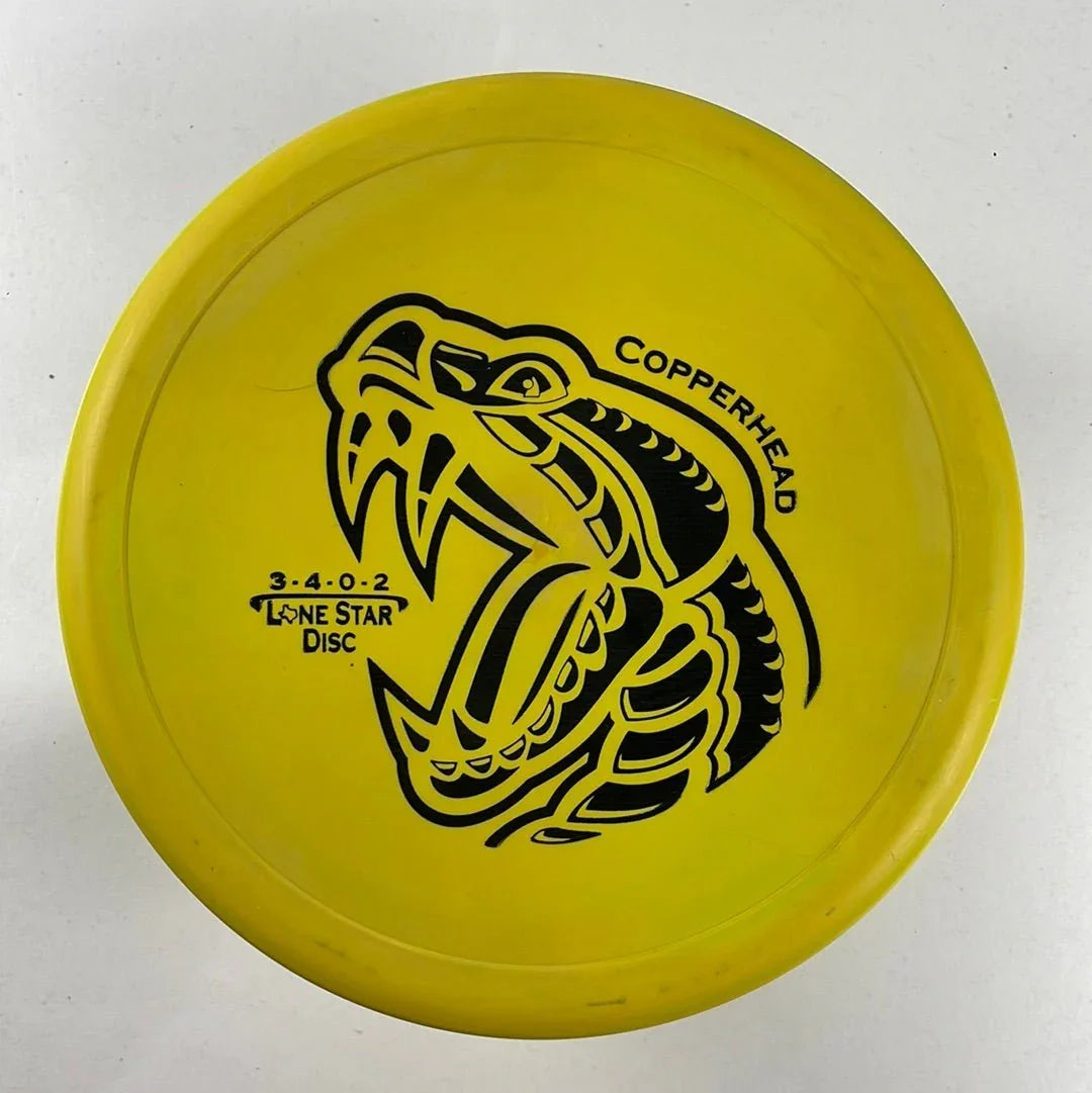 Lone Star Disc Copperhead | Victor 2 | Yellow/Black 173g Disc Golf