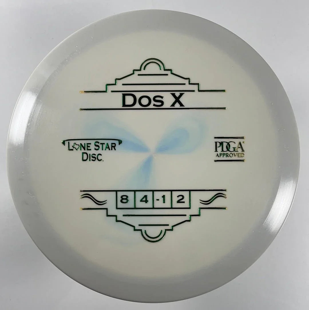 Lone Star Disc Dos X | Alpha | White/Green 171g Disc Golf
