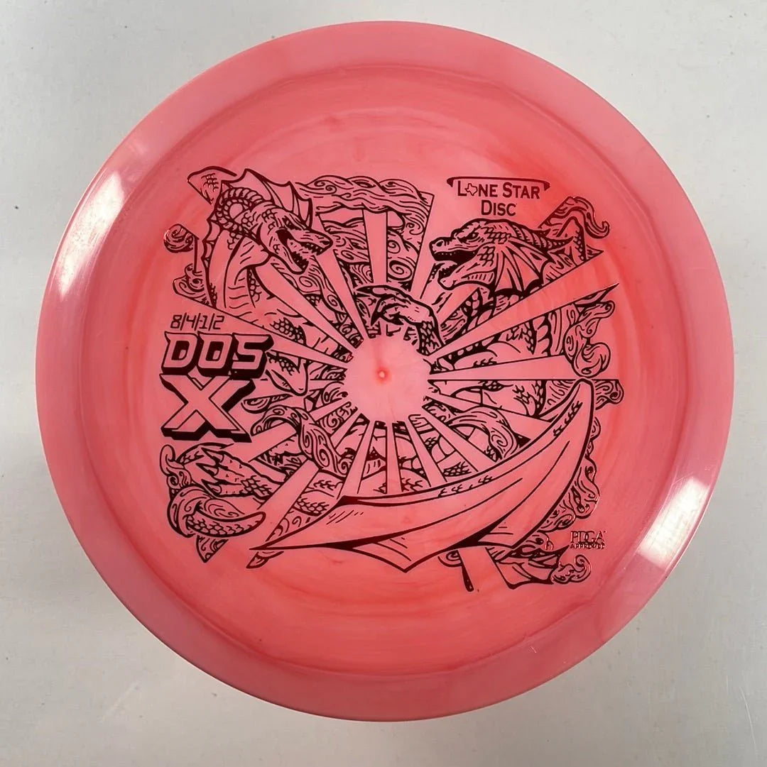 Lone Star Disc Dos X | Bravo | Red/Red 172g Disc Golf
