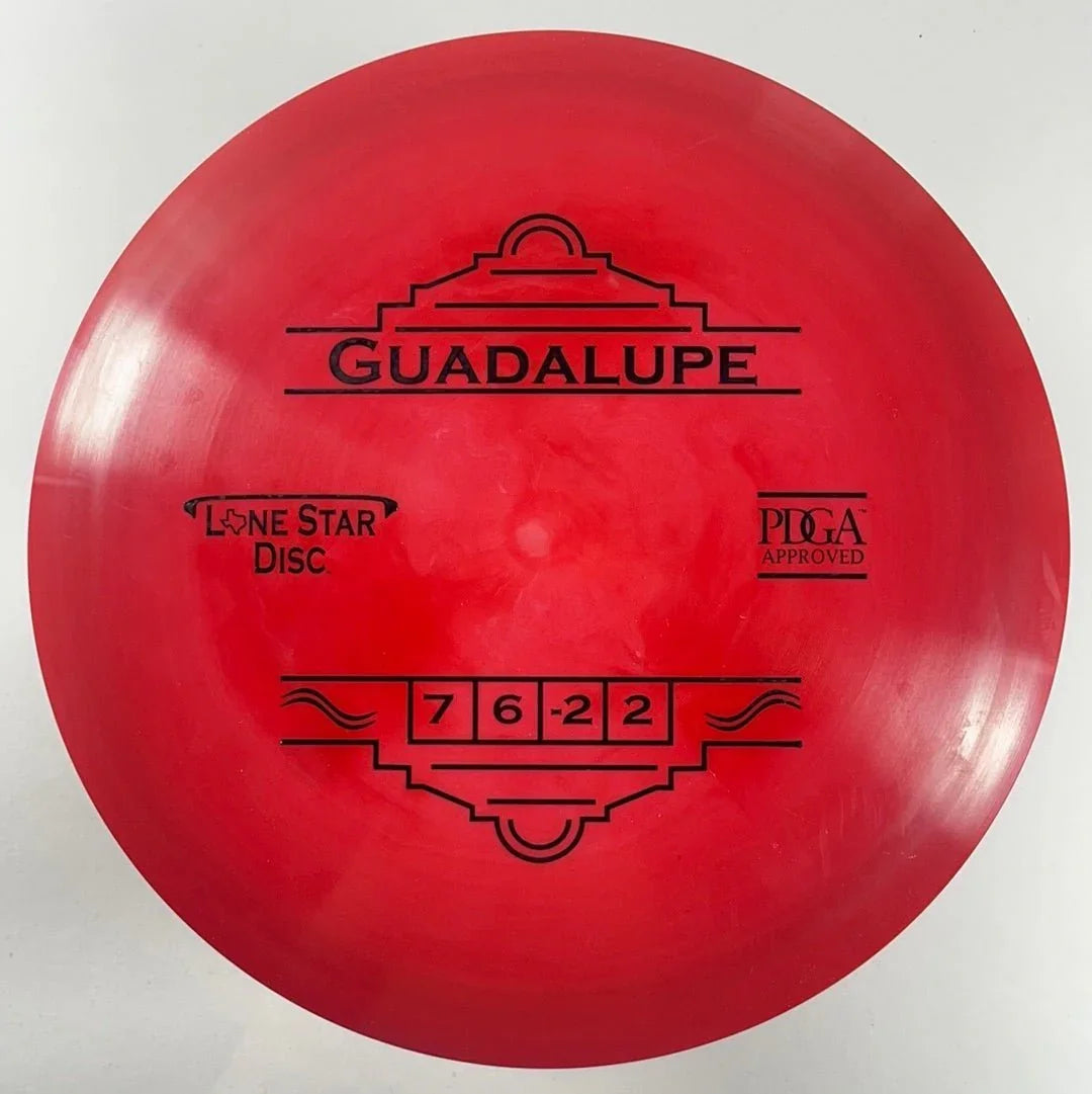 Lone Star Disc Guadalupe | Alpha | Red/Black 173g Disc Golf